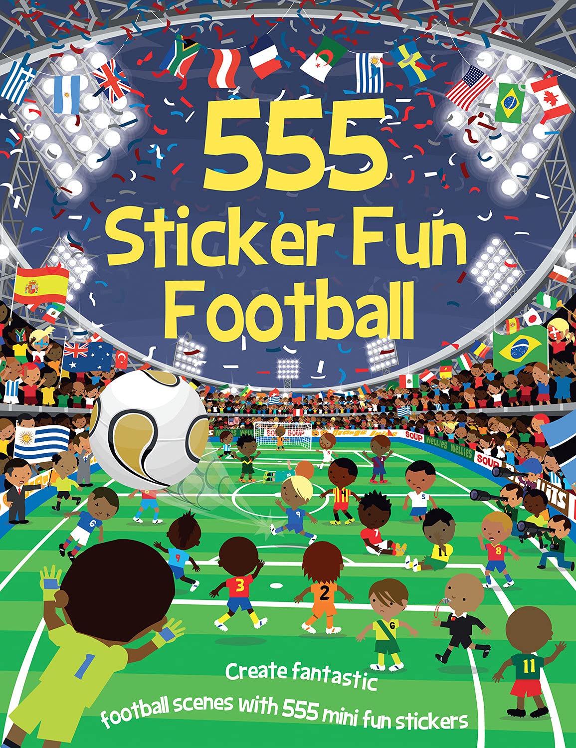 555 Sticker Fun Football