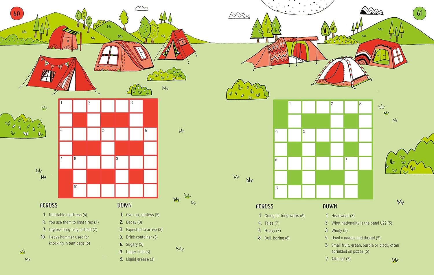 Usborne 100 Childrens Crosswords: Holiday