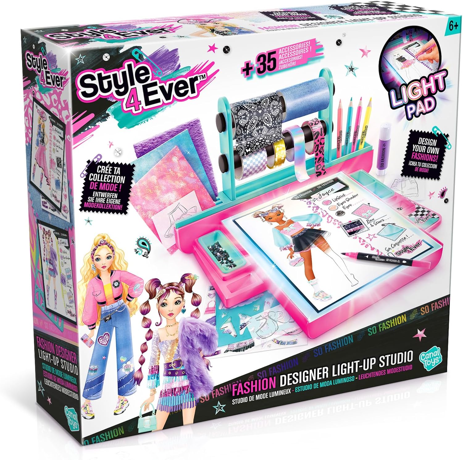 Style 4 Ever Fashion Designer Light-up Pad