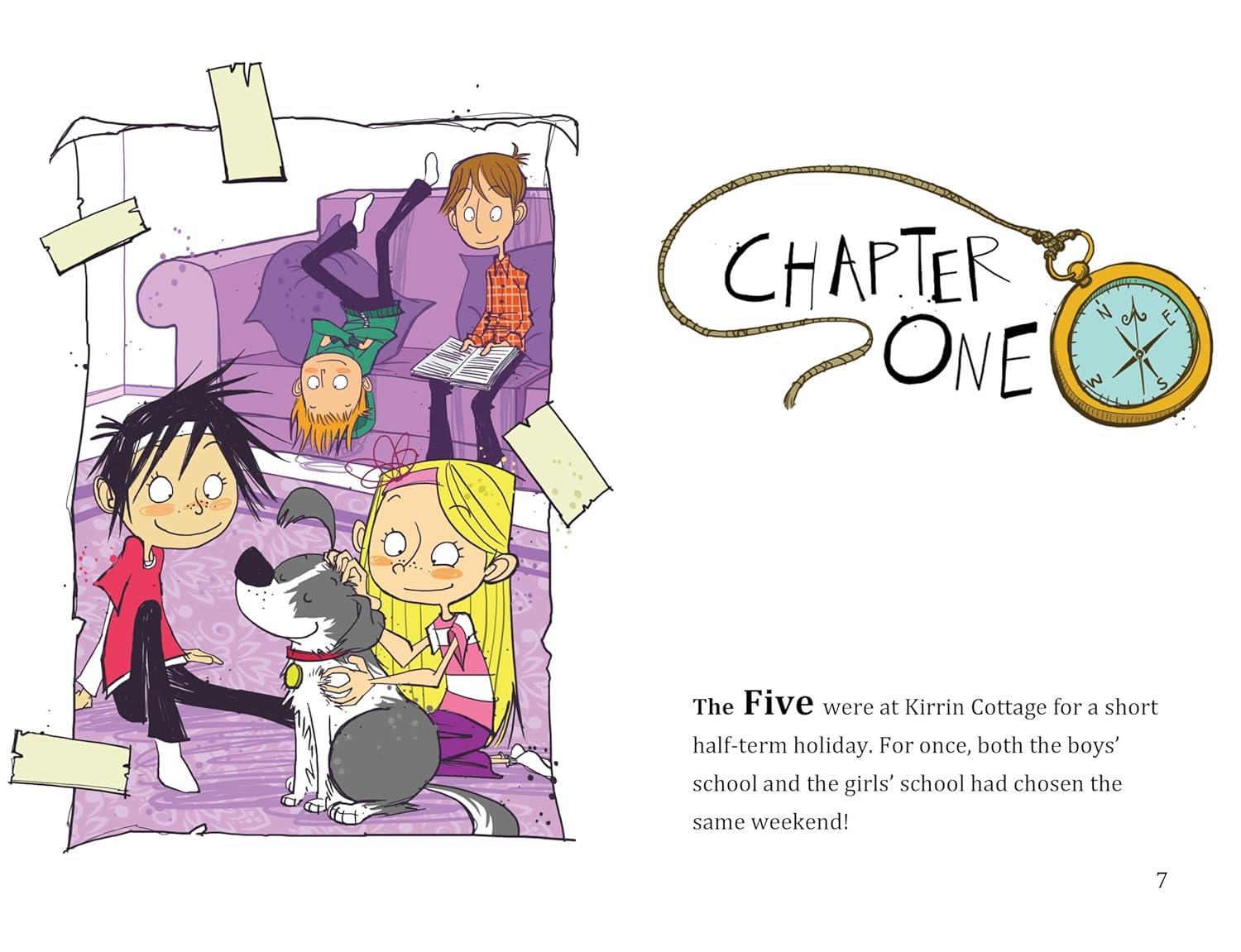Enid Blyton The Famous Five Adventures: Five & A Half-Term Adventure