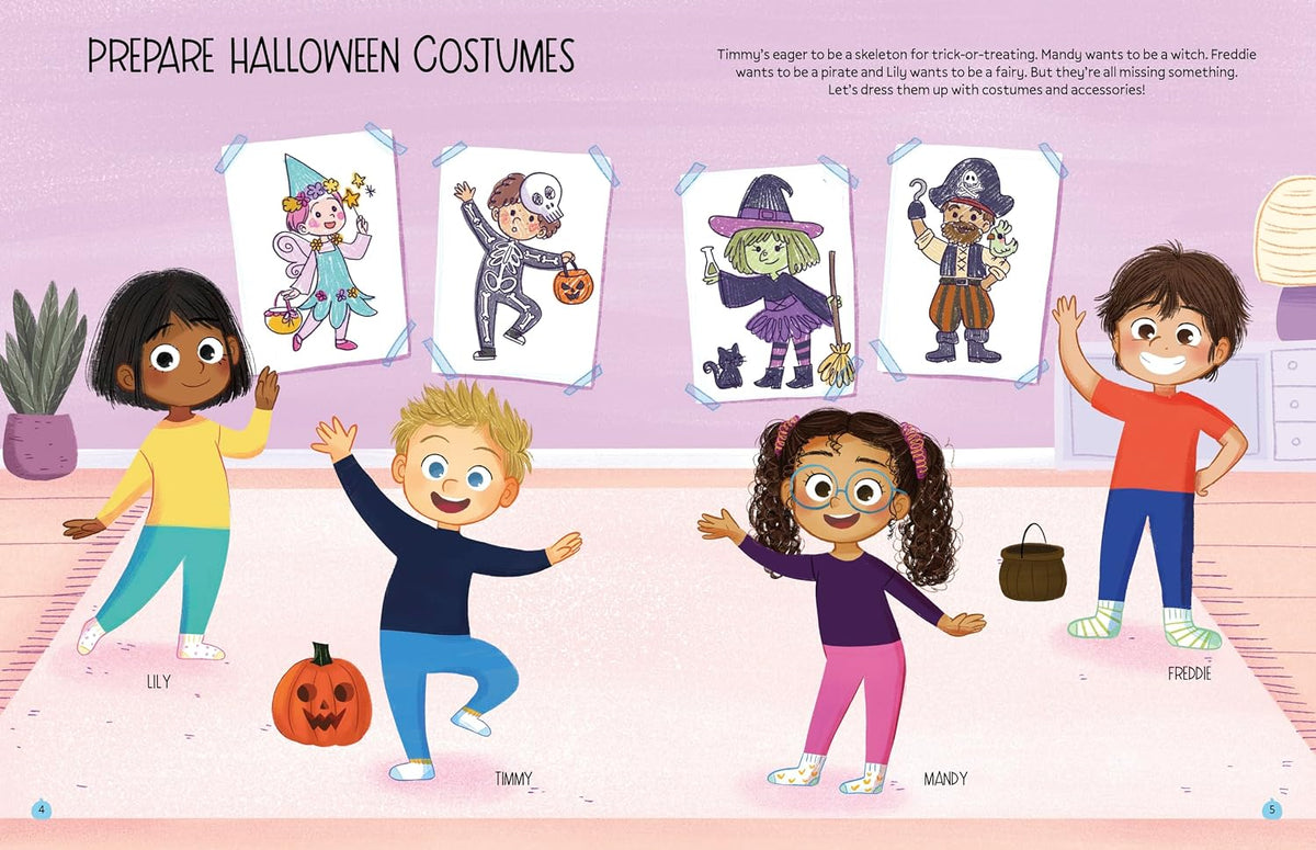 Deluxe Sticker Book: The Spooky Halloween Book