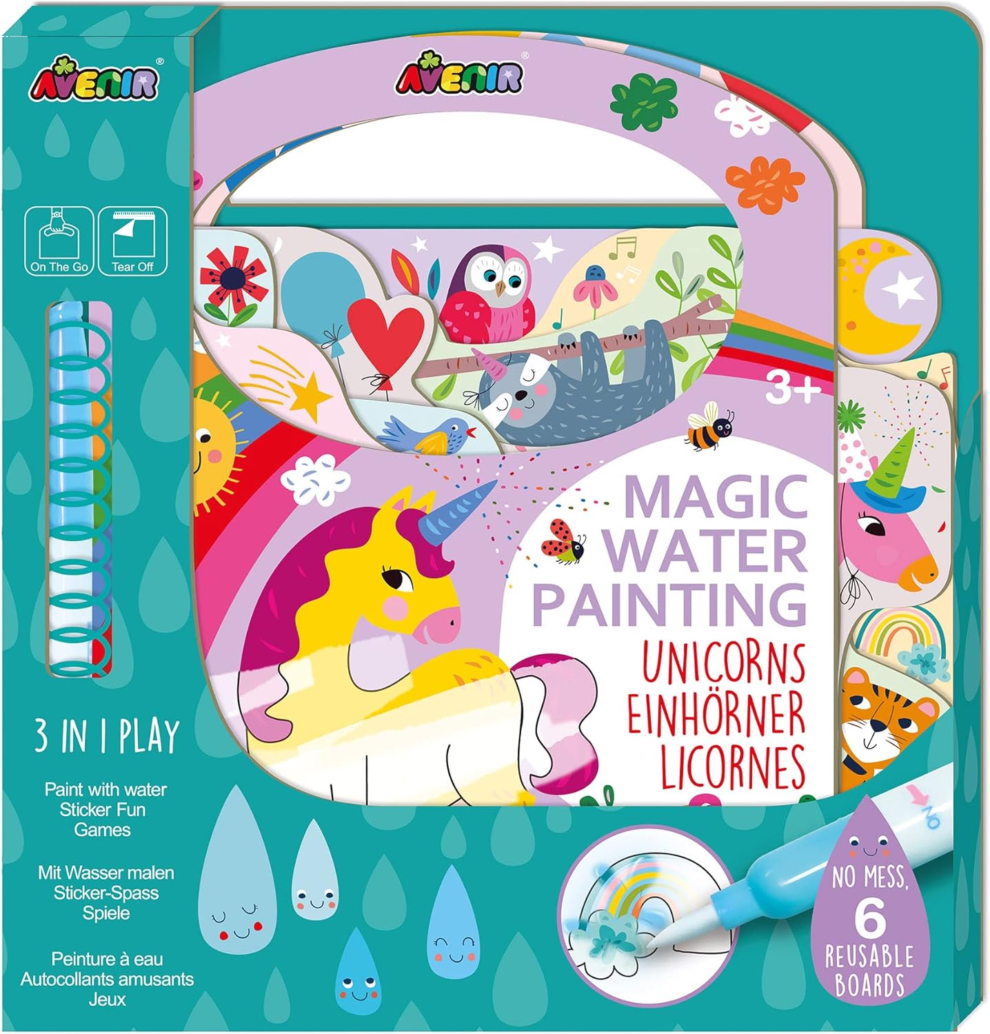 Avenir Magic Water Painting- Unicorns