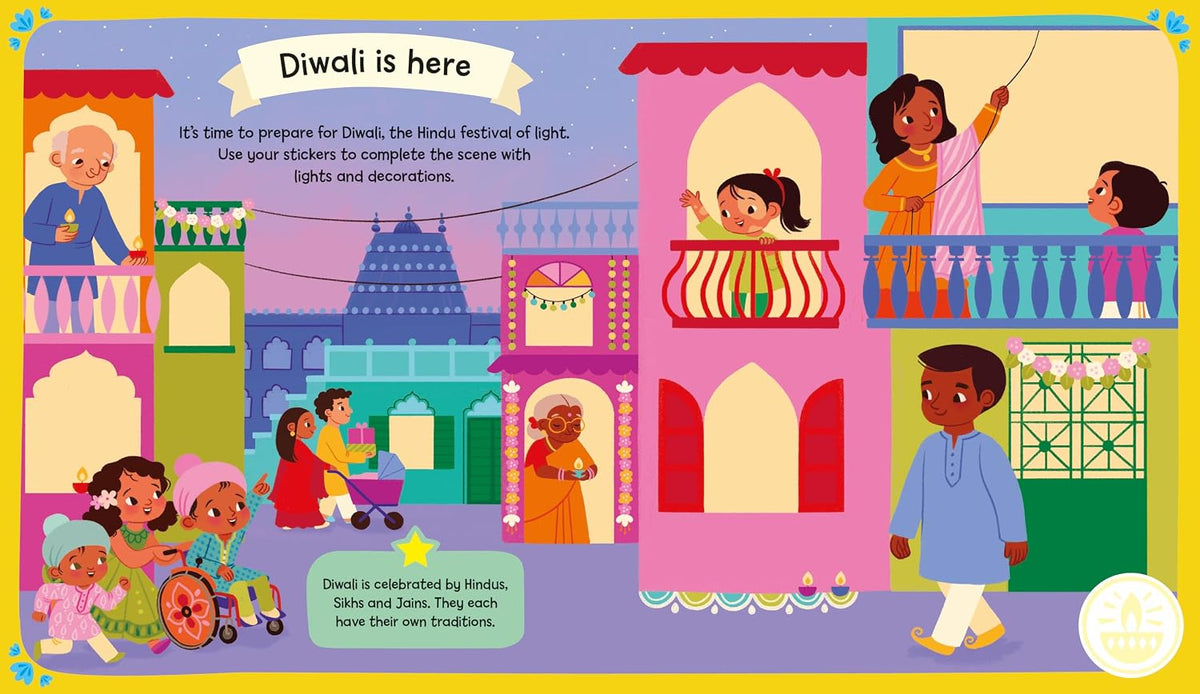 Happy Diwali Sticker Activity Book