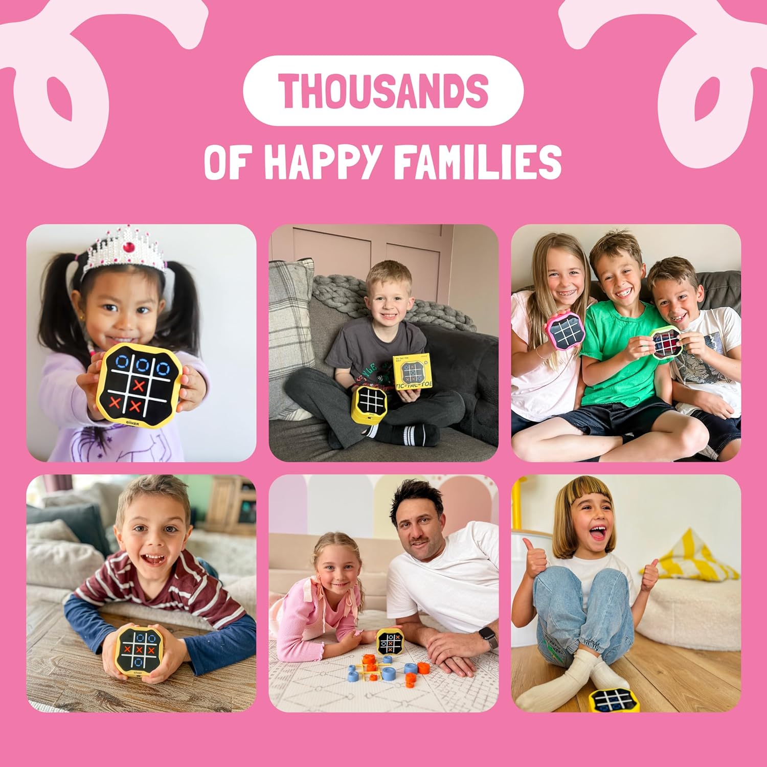 GiiKER Tic-Tac-Toe Bolt (Pink)