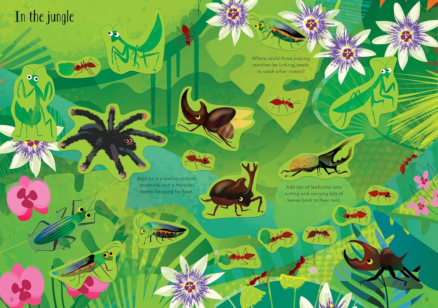 Usborne Little First Stickers Bugs