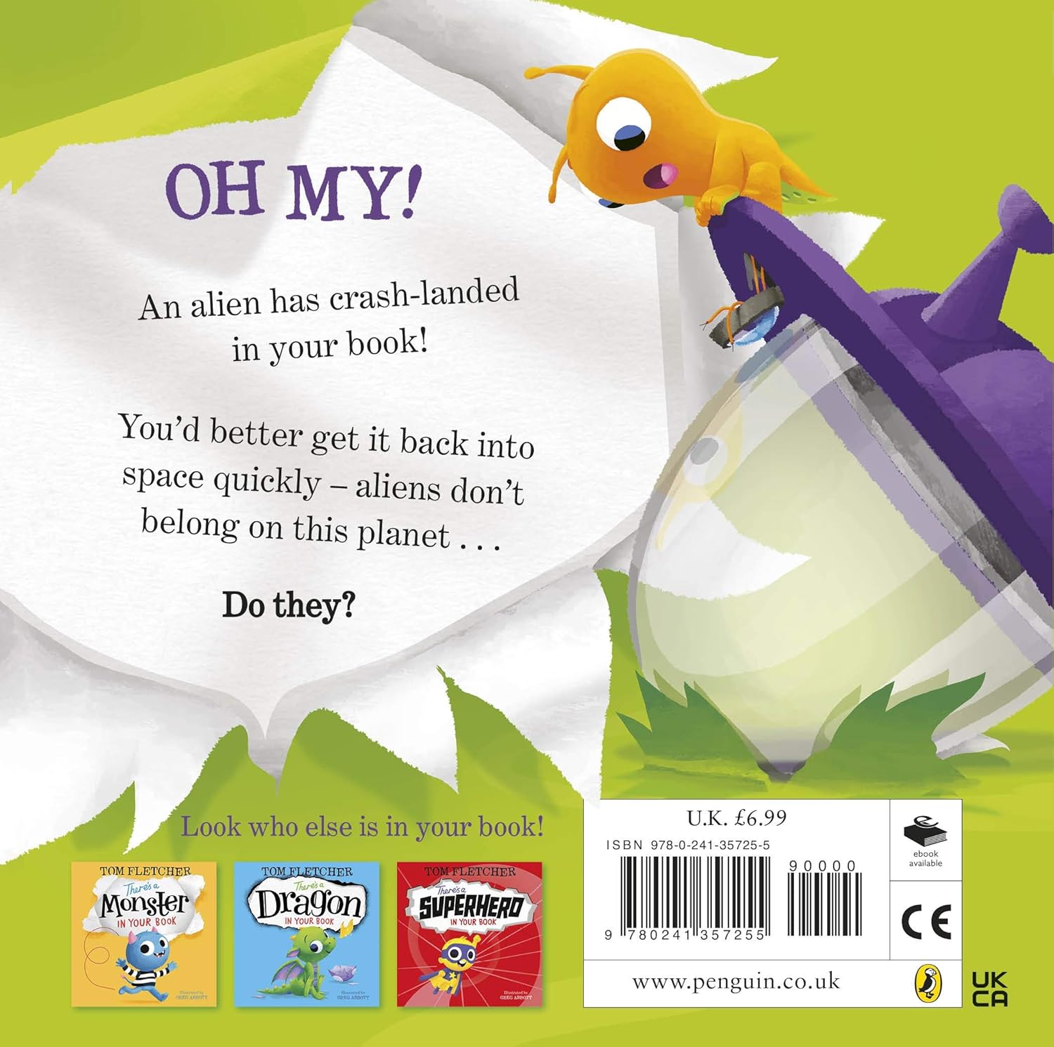 Theres An Alien In Your Book (Board Book)