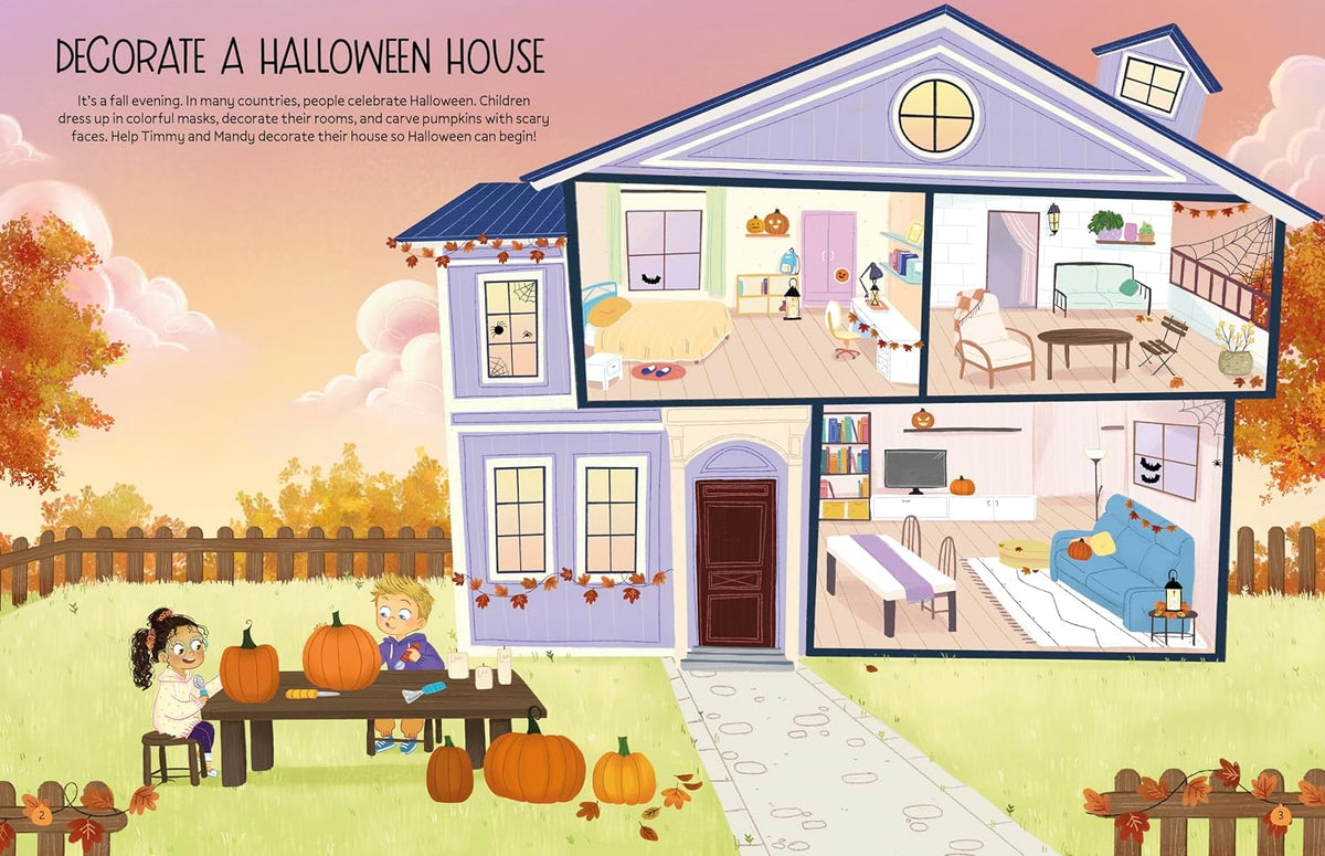 Deluxe Sticker Book: The Spooky Halloween Book