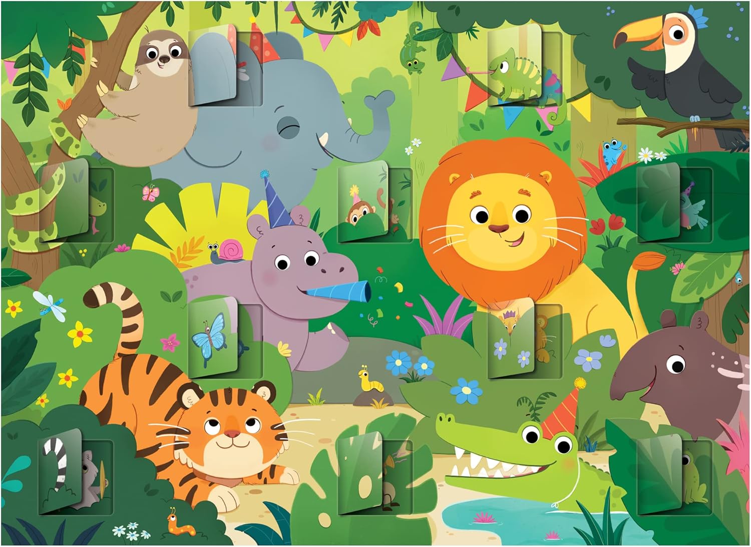 Galt Whos Hiding Puzzles: Jungle Jamboree