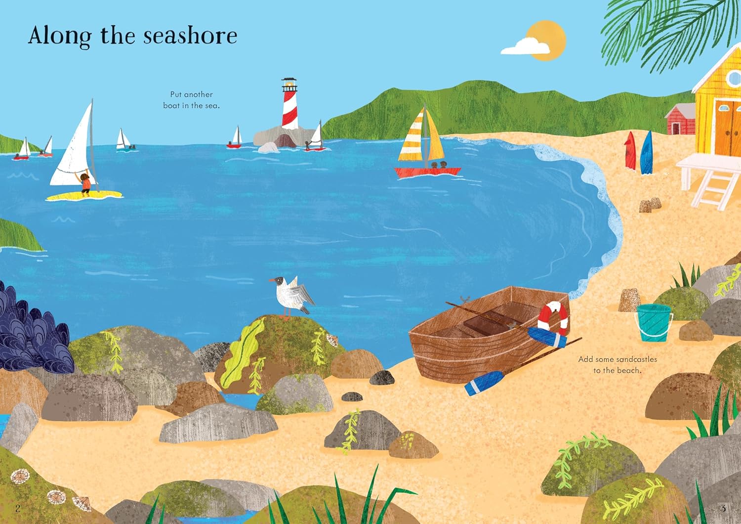 Usborne Little First Stickers Seashore