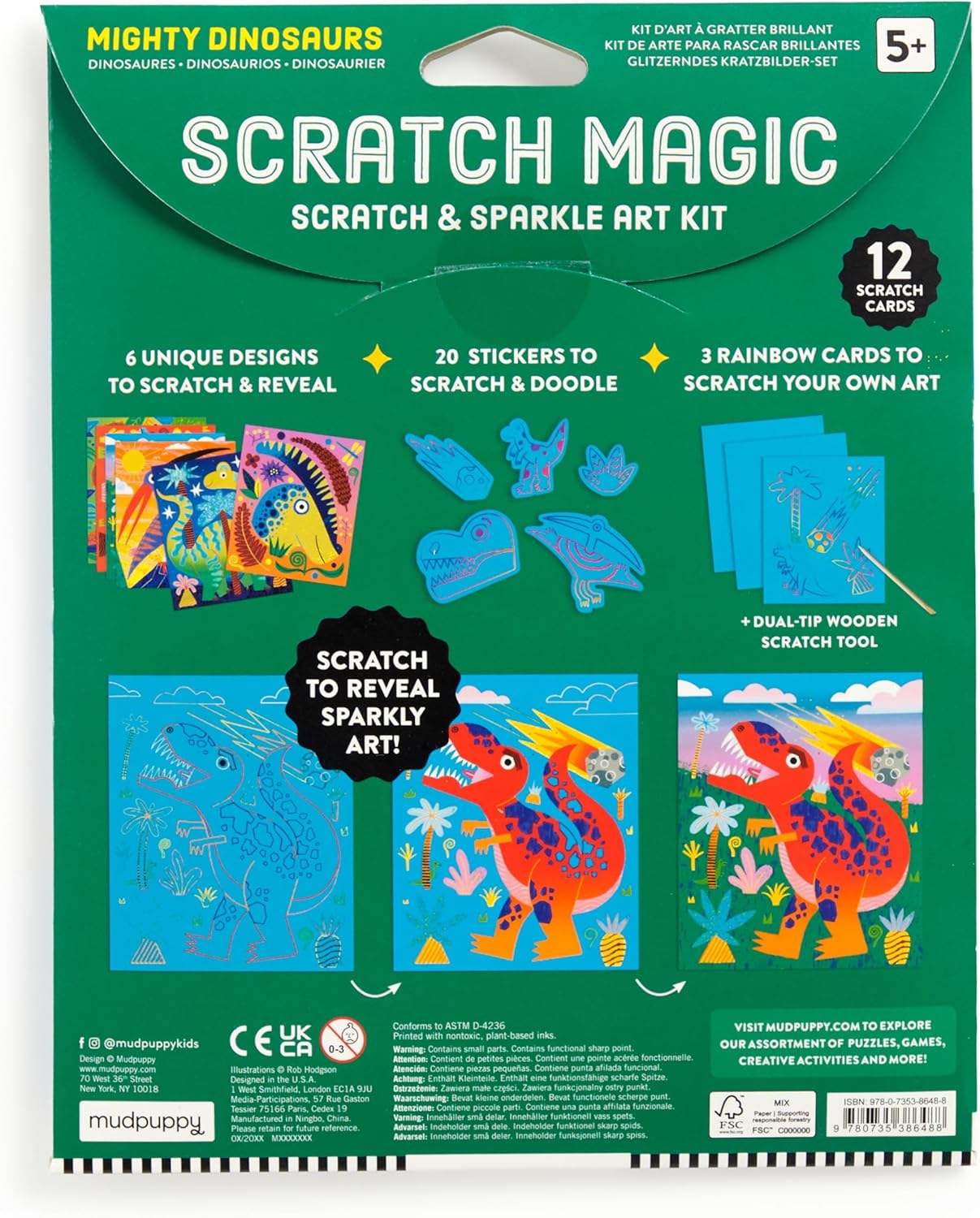 Mighty Dinosaurs Scratch Magic