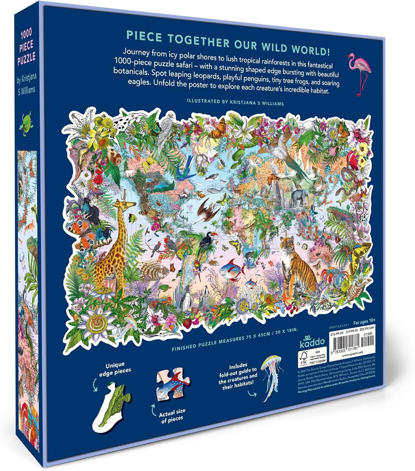 Fantastical Safari: 1000-Piece Jigsaw Puzzle