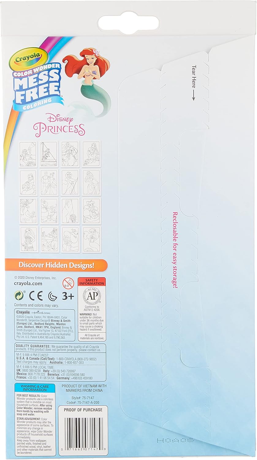 Crayola Color Wonder Mini: Disney Princess – The Toy Folks