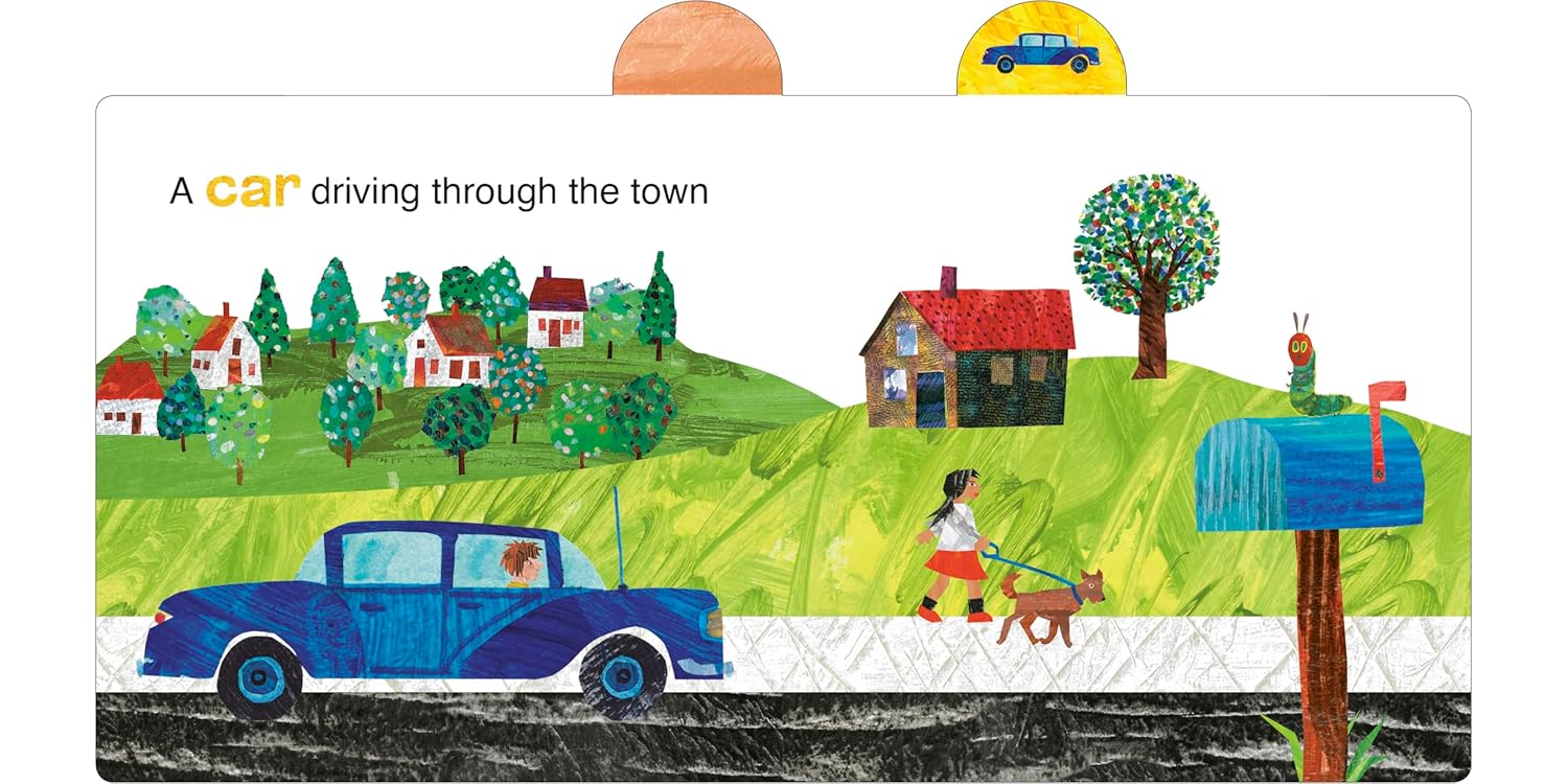 Eric Carle Day On The Road With The Very Hungry Caterpillar (Board Book)