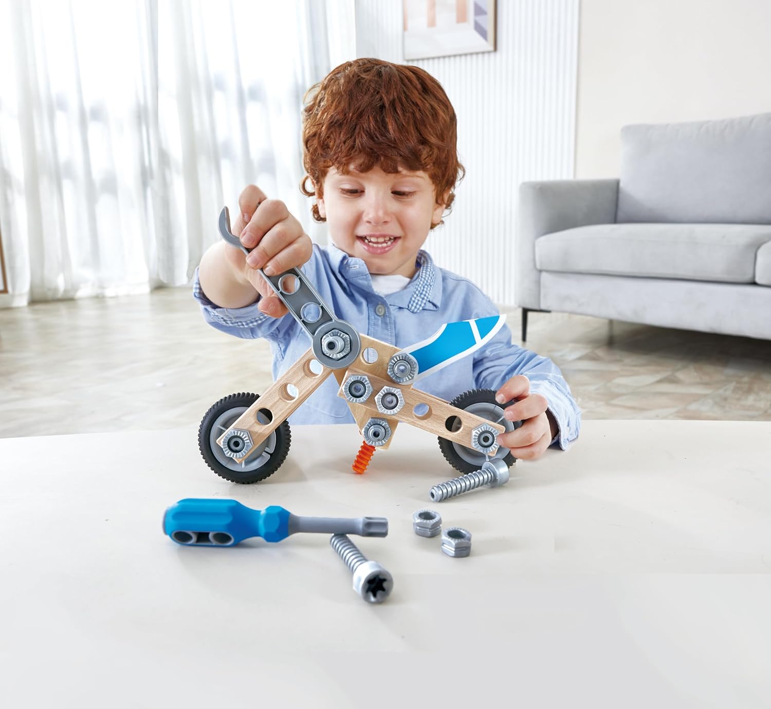 Hape Build N Drive Motorbike Set