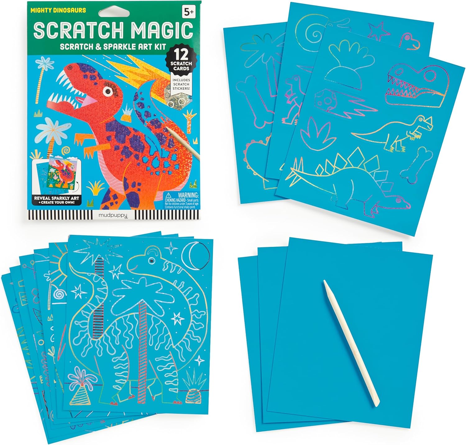 Mighty Dinosaurs Scratch Magic