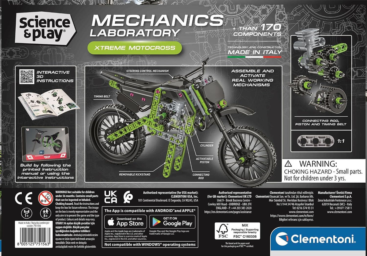 Clementoni Mechanics Xtreme Motocross