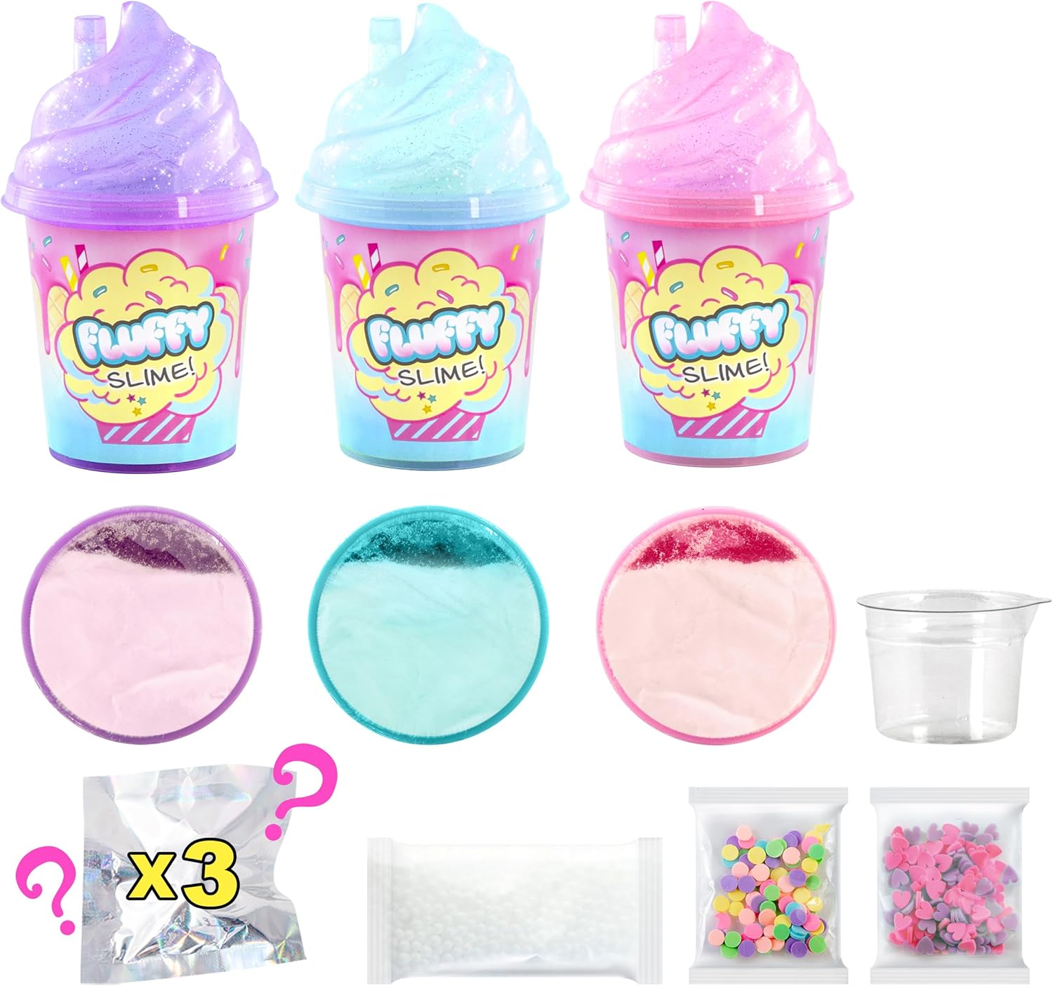 So Slime DIY Slime Shaker Fluffy (3-Pack)