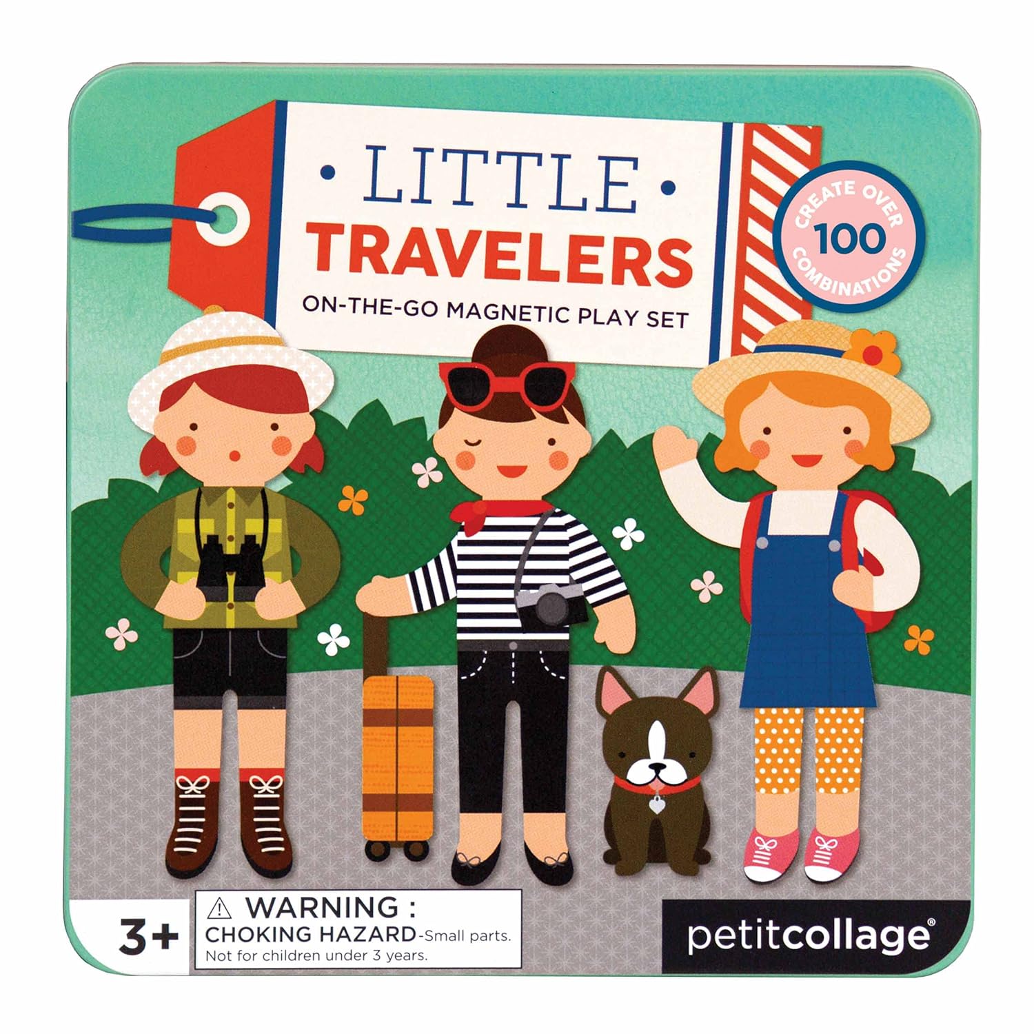 Petit Collage On-the-Go Magnetic Play Set: Little Travelers