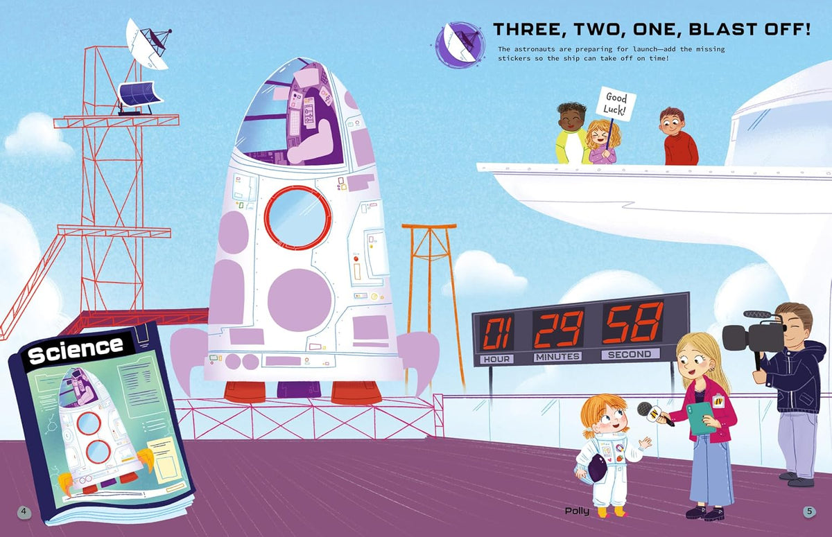 Deluxe Sticker Book: Space