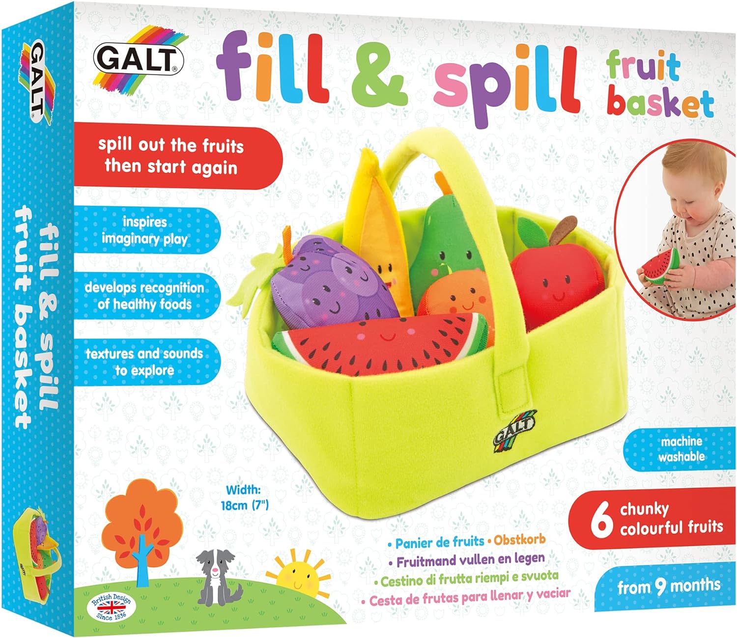 Galt Fill and Spill Fruit Basket
