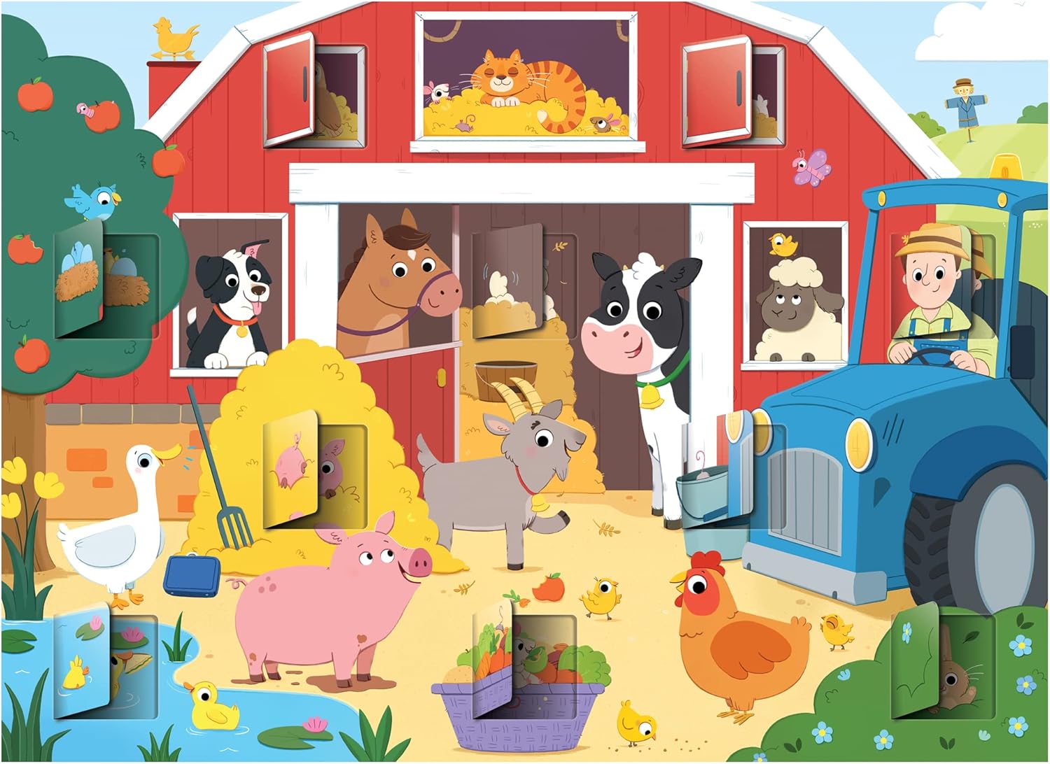 Galt Whos Hiding Puzzles: Farmyard Fun