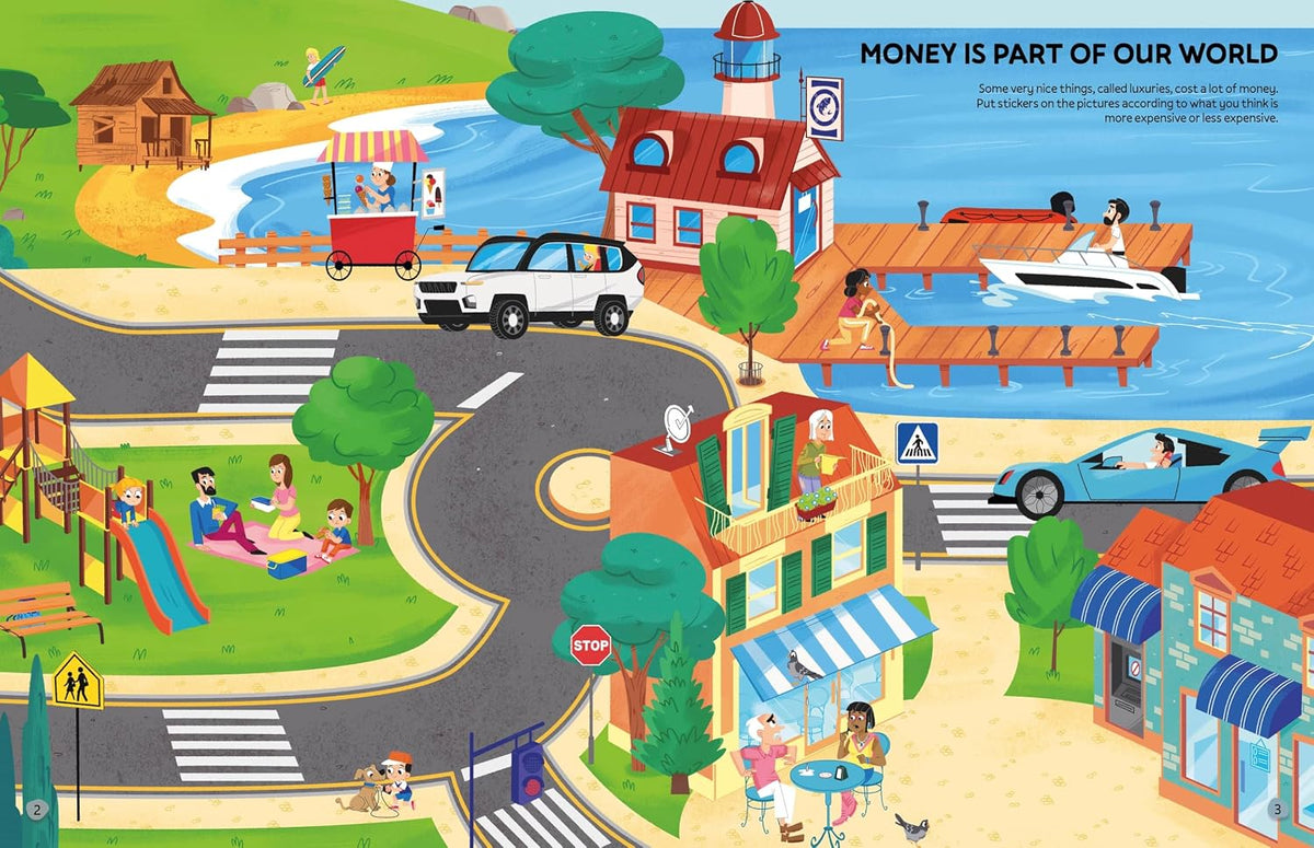 Deluxe Sticker Book: How We Use Money