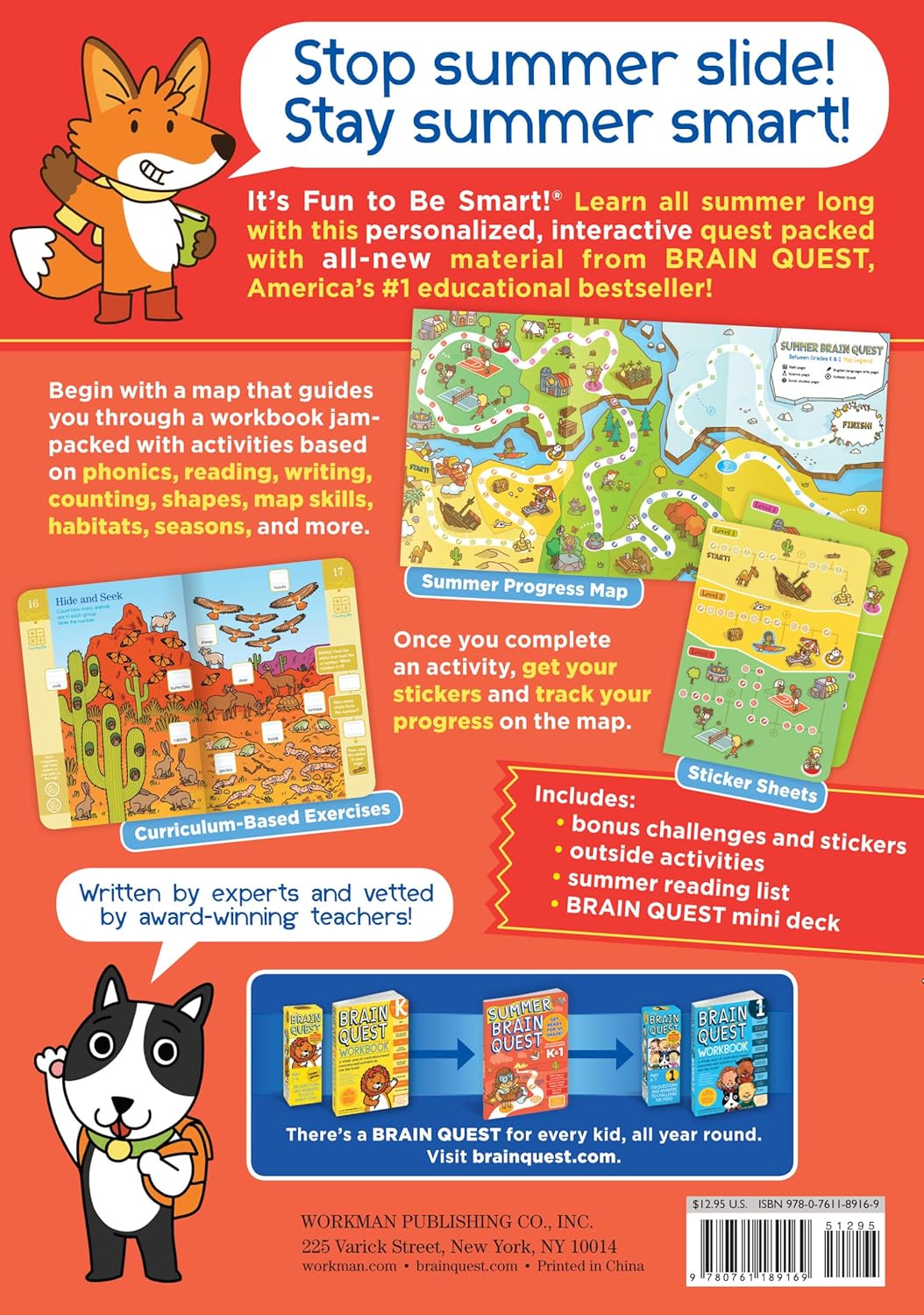 Brain Quest Summer Brain Quest: Between Grades K & 1