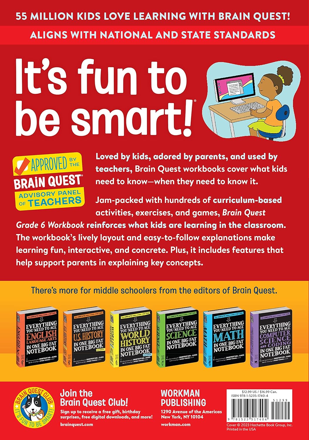 Brain Quest Workbooks: Grade 6