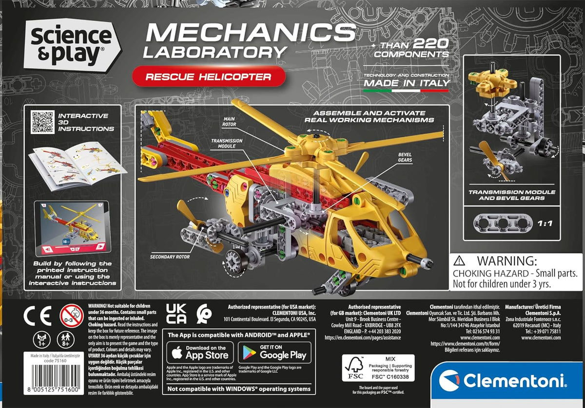 Clementoni Mechanics Rescue Helicopter