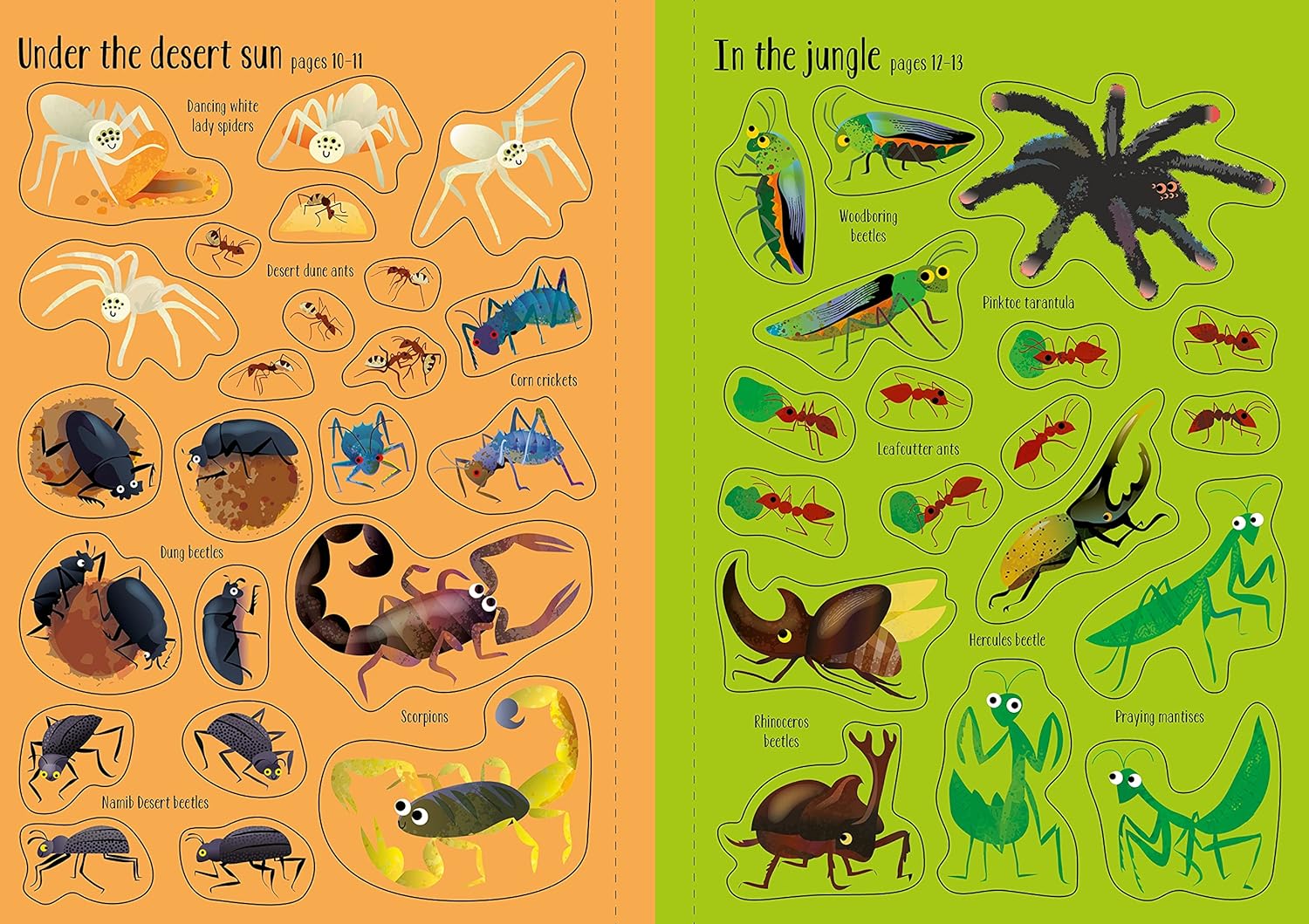 Usborne Little First Stickers Bugs