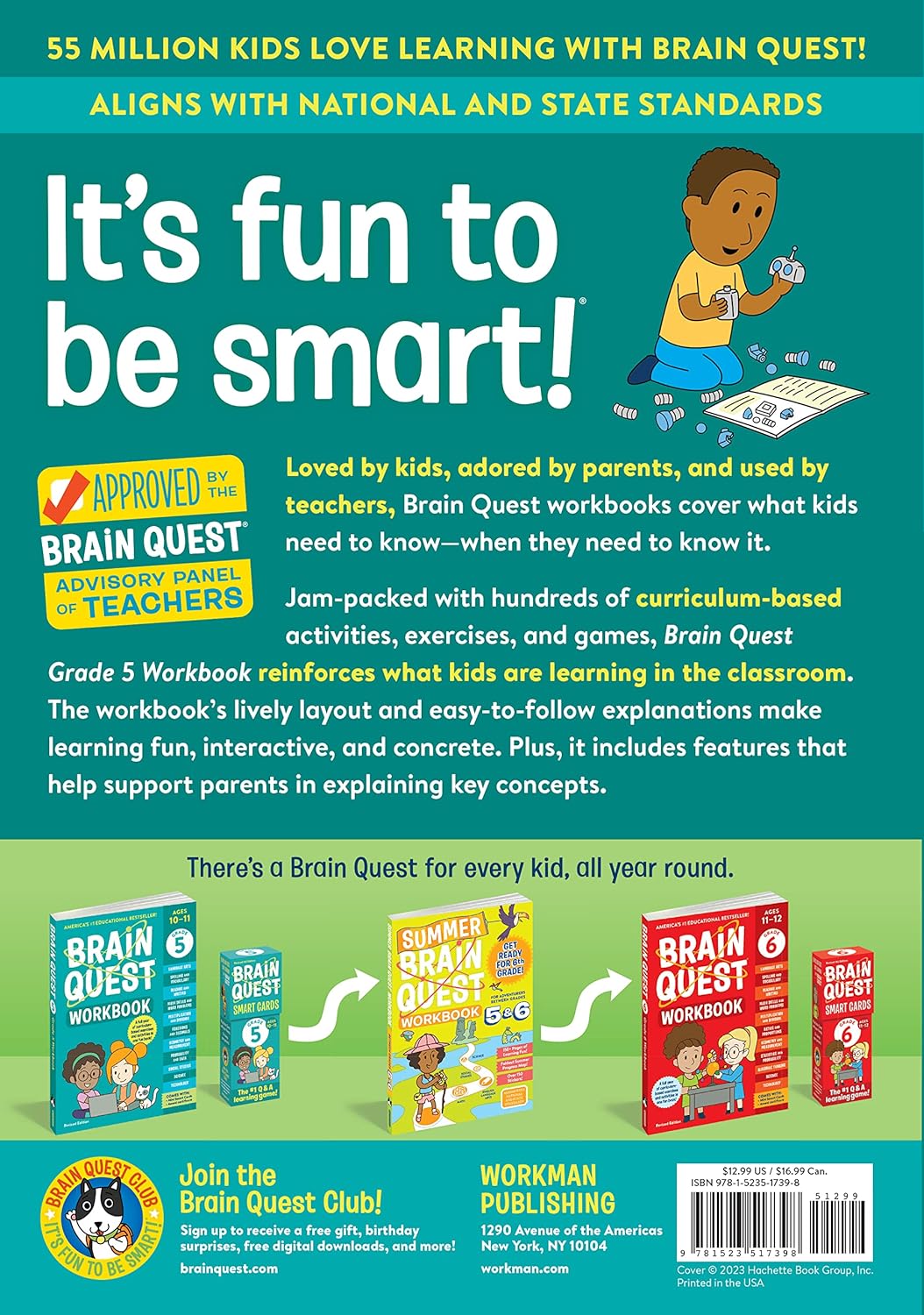 Brain Quest Workbooks: Grade 5