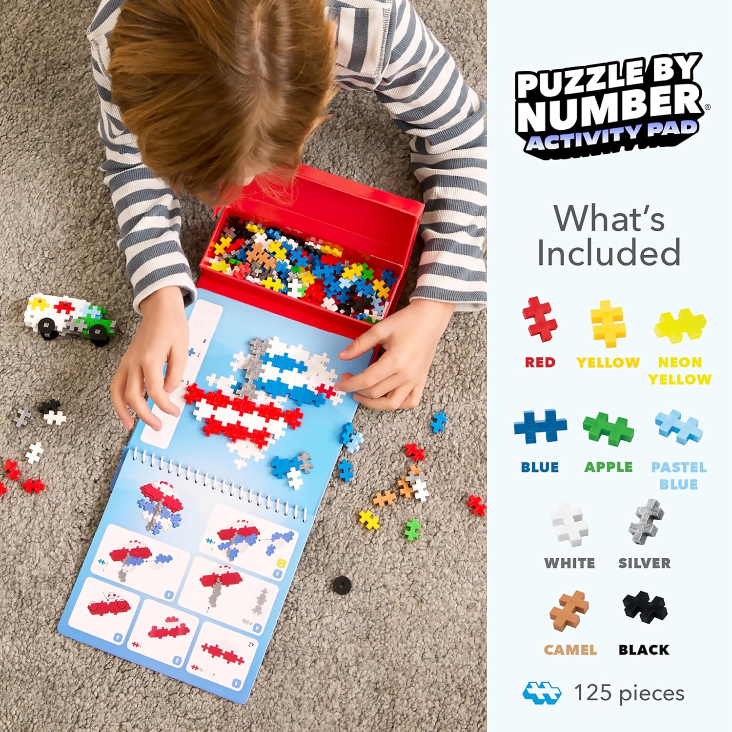Plus-Plus Activity Pad: Transportation
