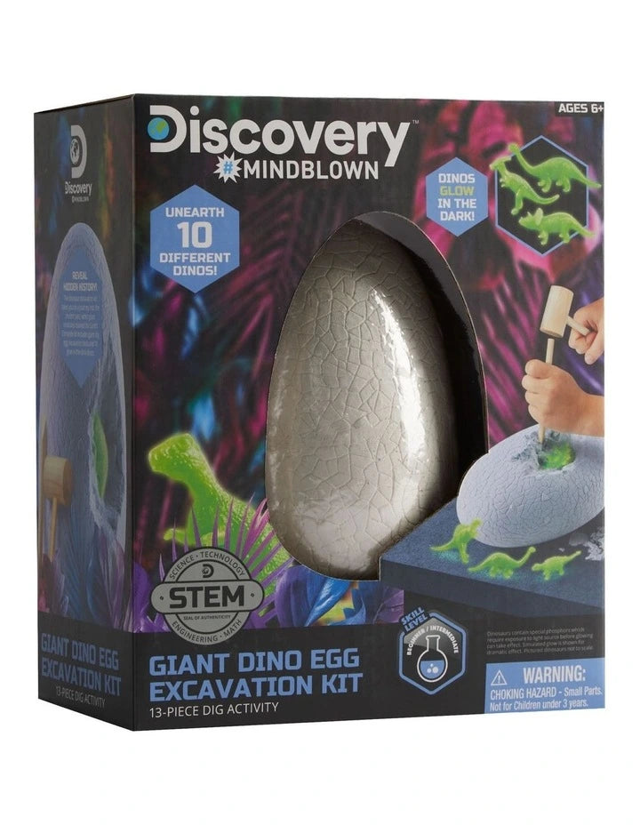 Discovery Mindblown Giant Dino Egg Excavation Kit