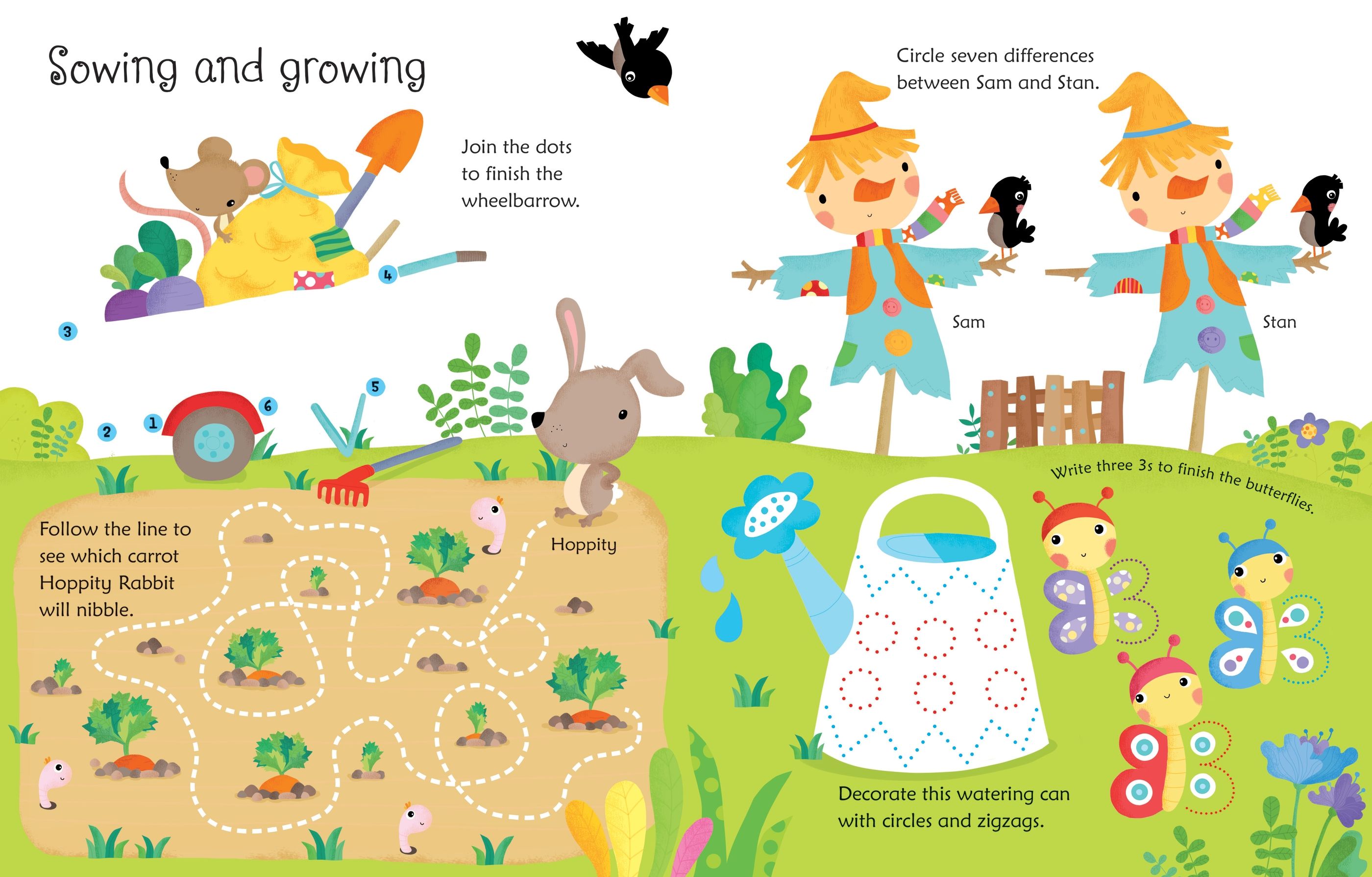 Usborne Wipe-Clean: Farm Activities