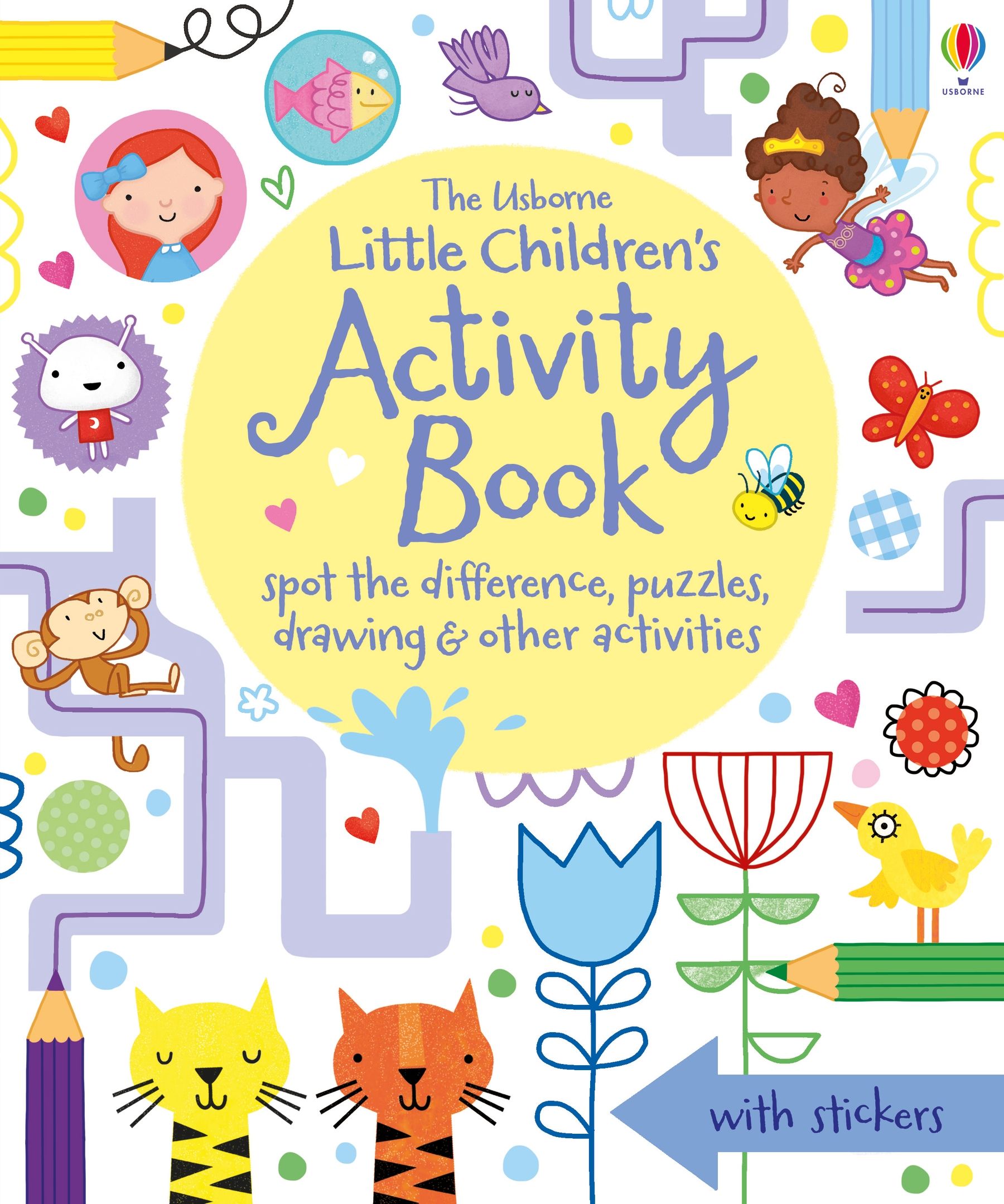 Usborne Little Childrens Activity Book: Spot the Difference, Puzzles and Drawing