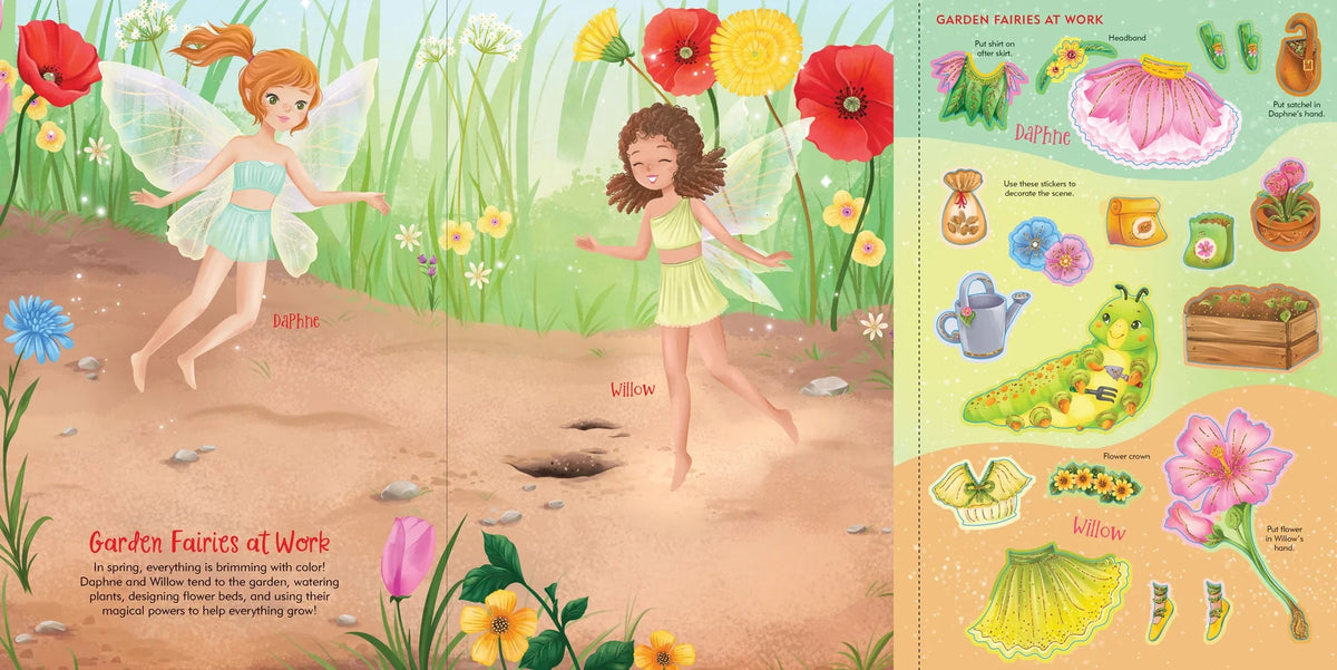 Sticker Doll Dress-Up: Fairies