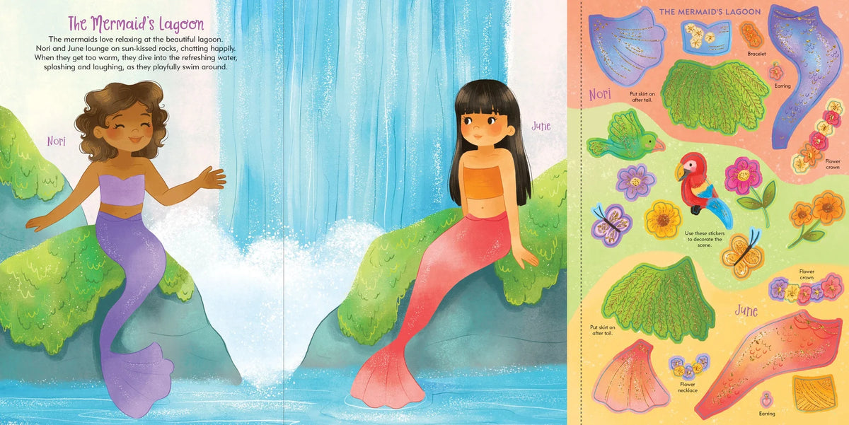 Sticker Doll Dress-Up: Mermaids