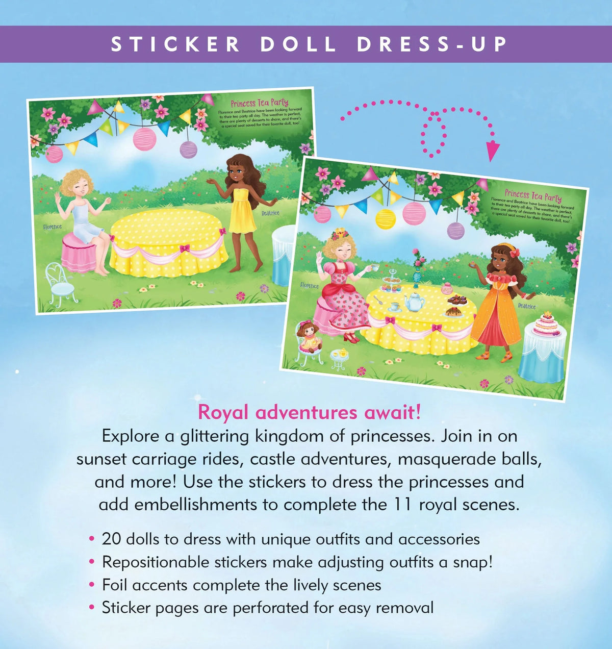 Sticker Doll Dress-Up: Princesses