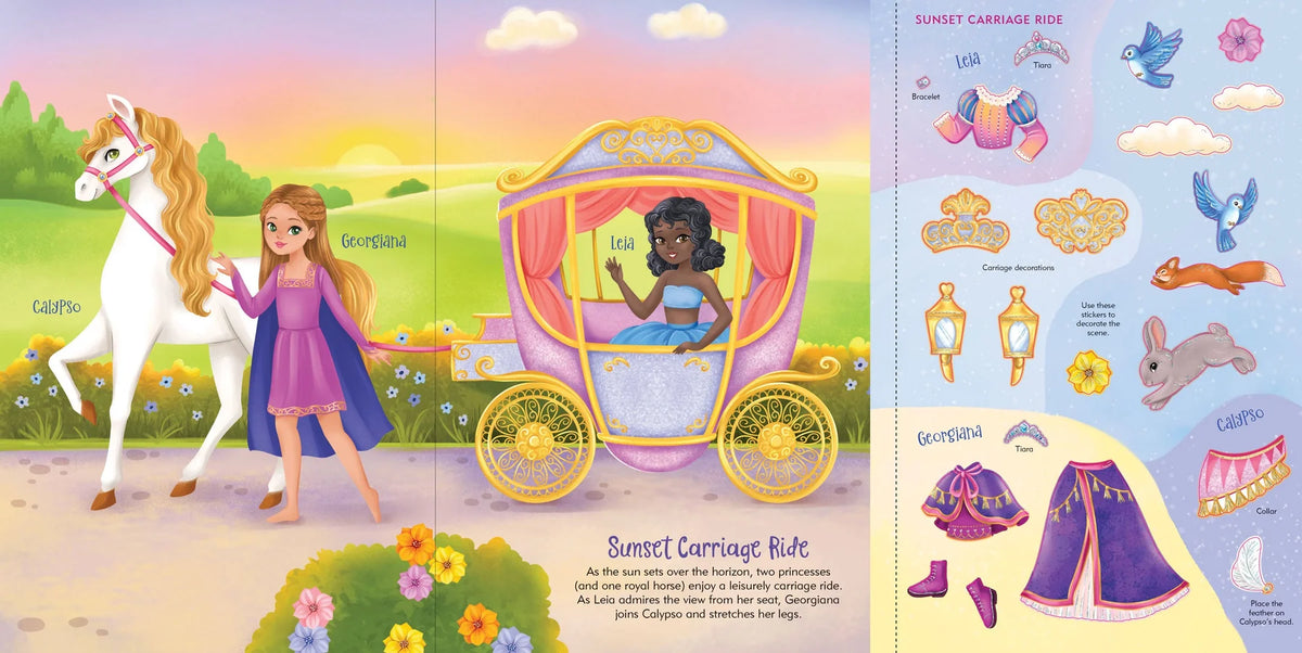 Sticker Doll Dress-Up: Princesses
