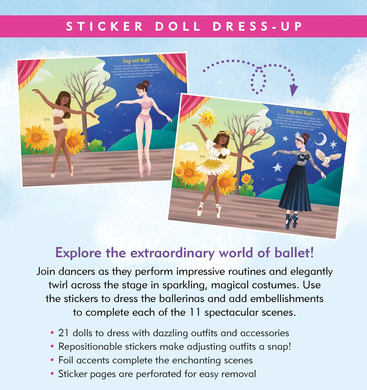 Sticker Doll Dress-Up: Ballet