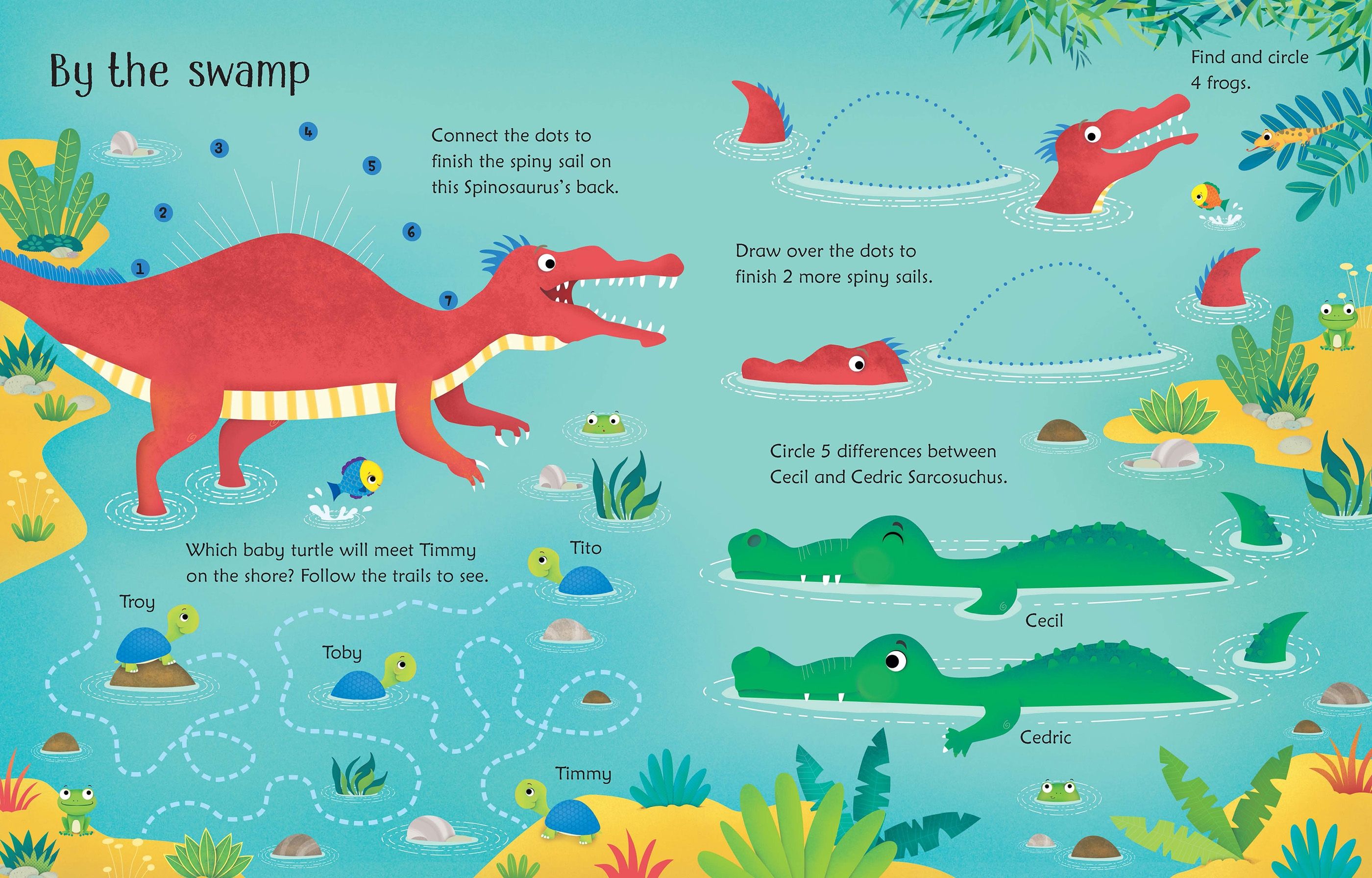 Usborne Wipe-Clean: Dinosaur Activities