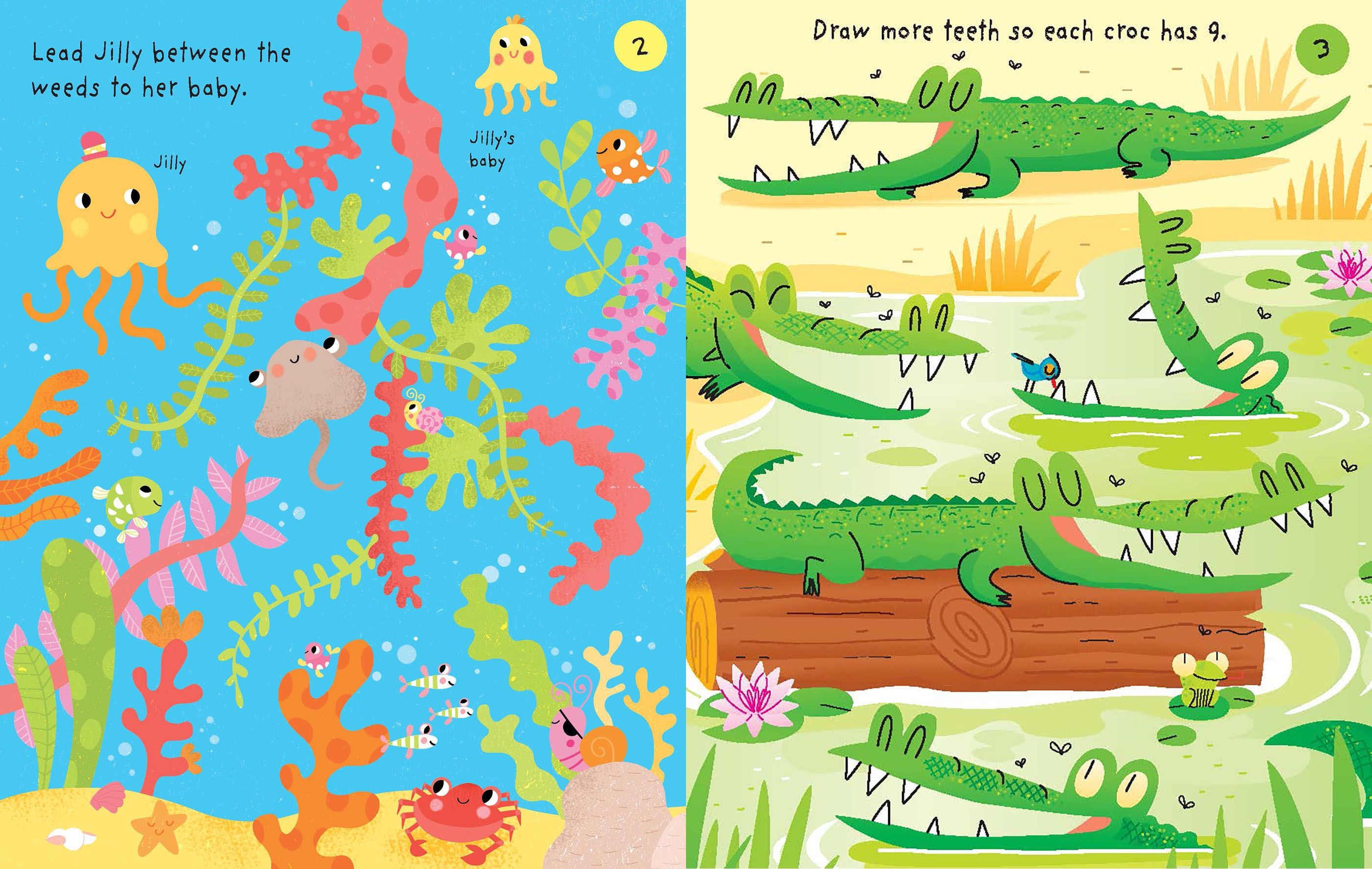Usborne Little Childrens Puzzle Pad
