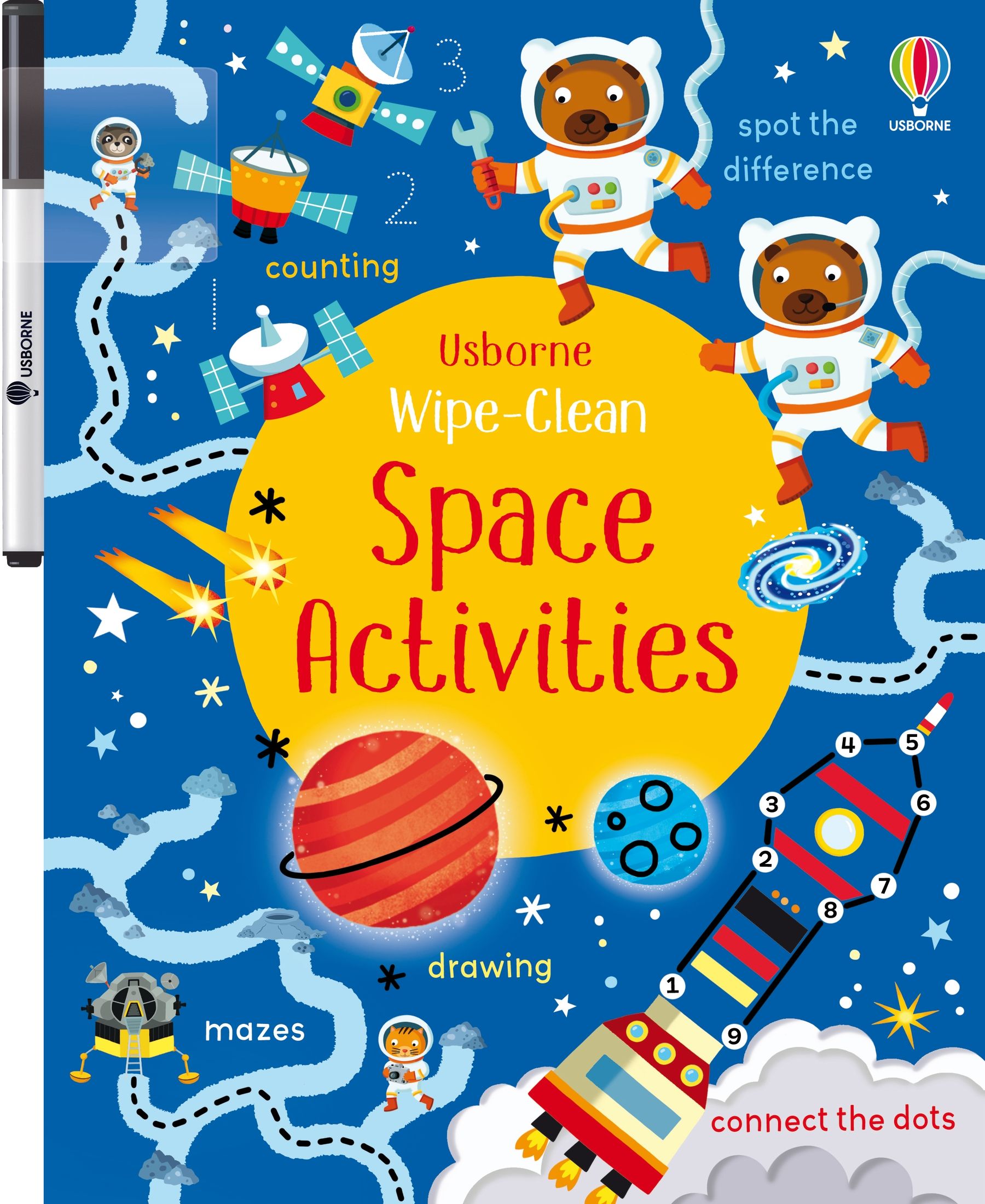 Usborne Wipe-Clean: Space Activities