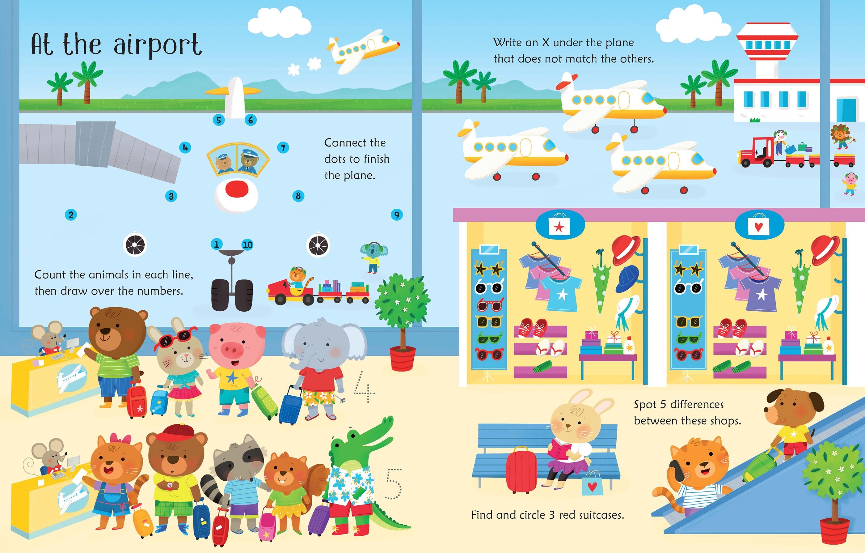 Usborne Wipe-Clean: Travel Activities