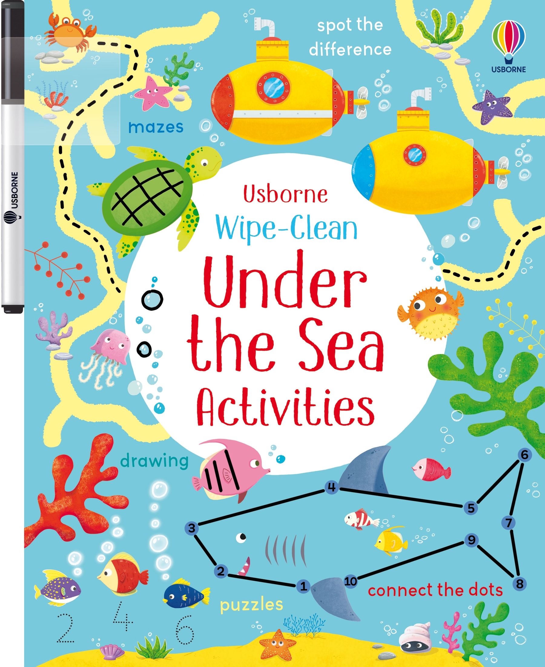 Usborne Wipe-Clean: Under the Sea Activities