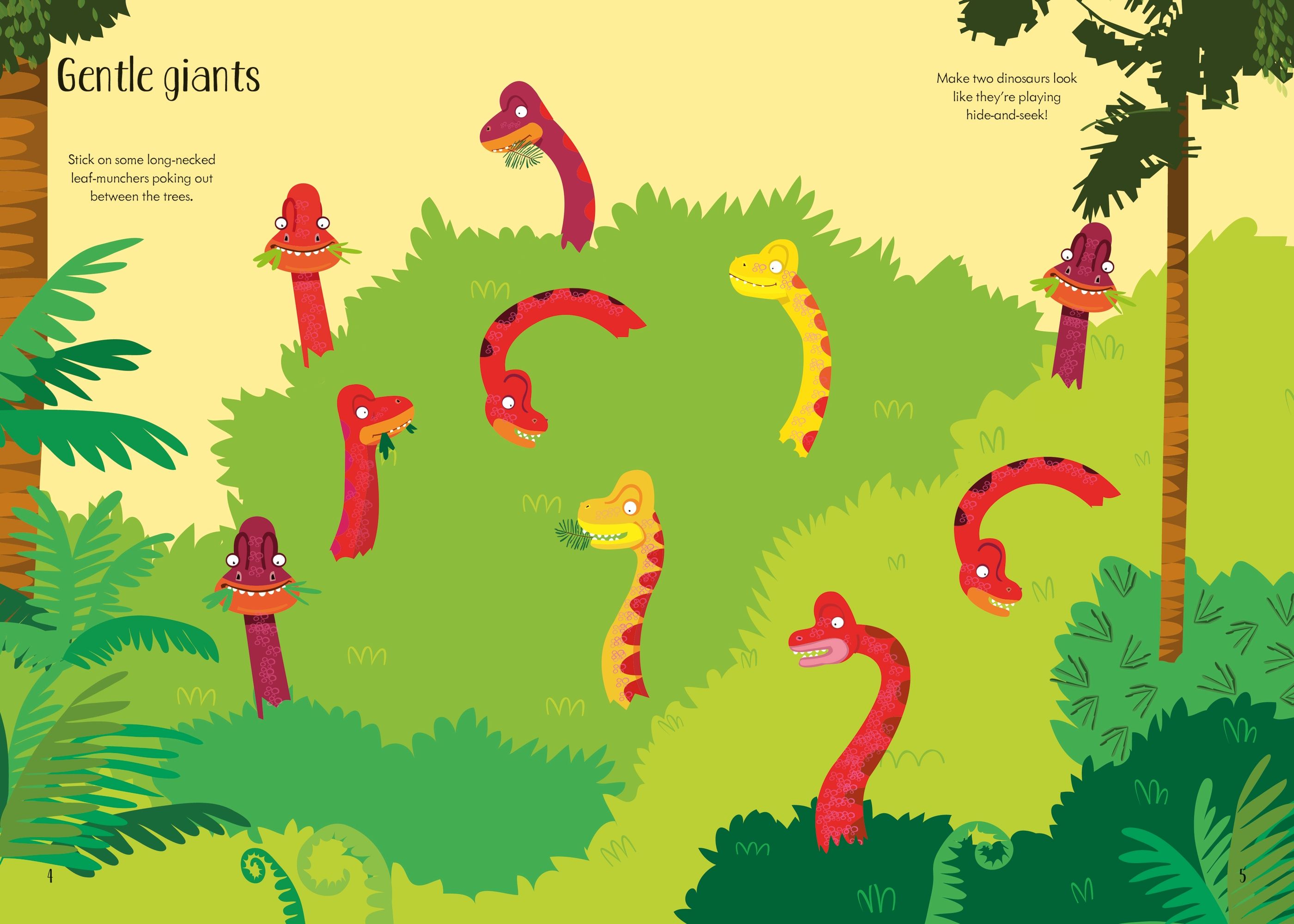 Usborne Little First Stickers: Dinosaurs