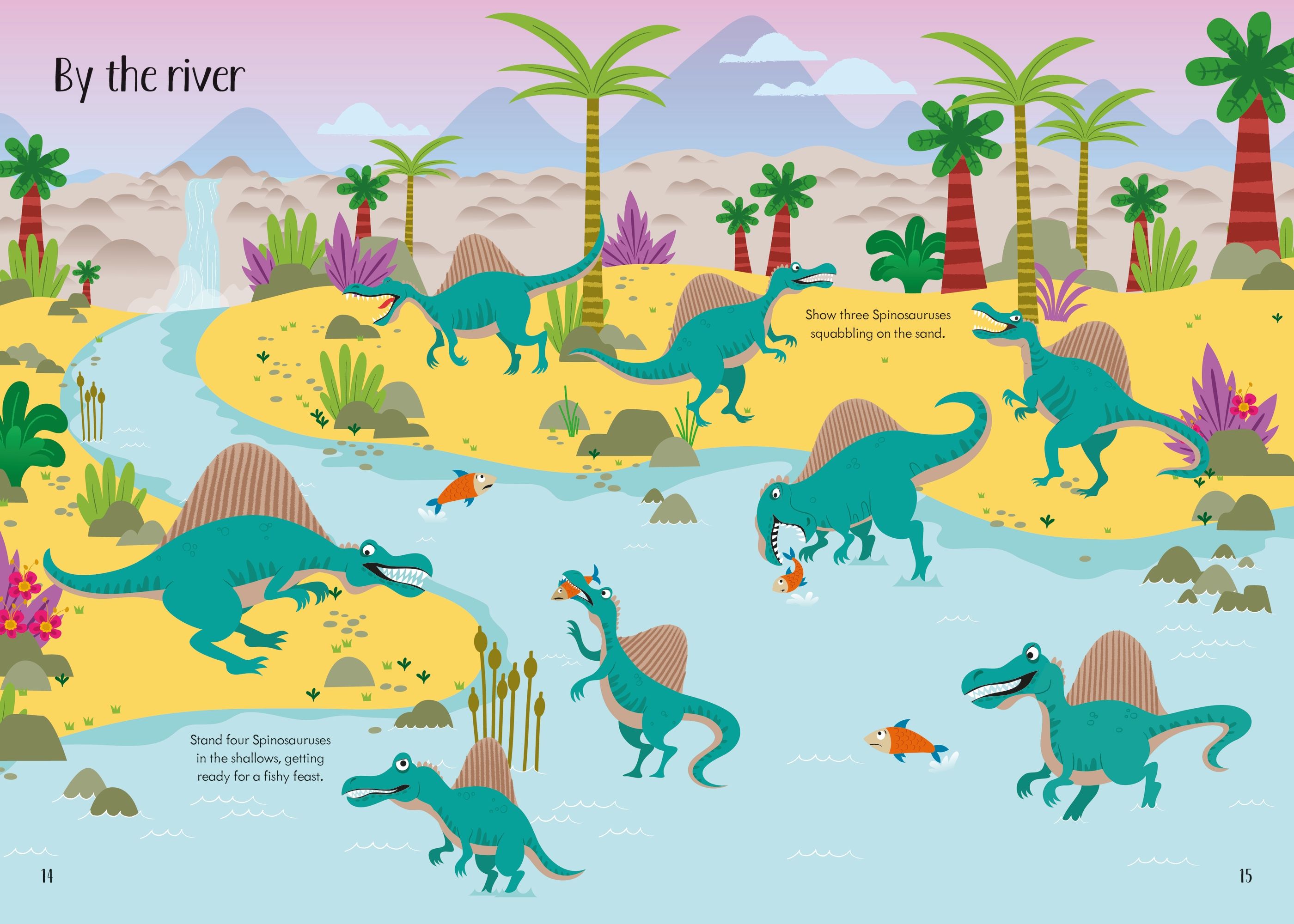 Usborne Little First Stickers: Dinosaurs