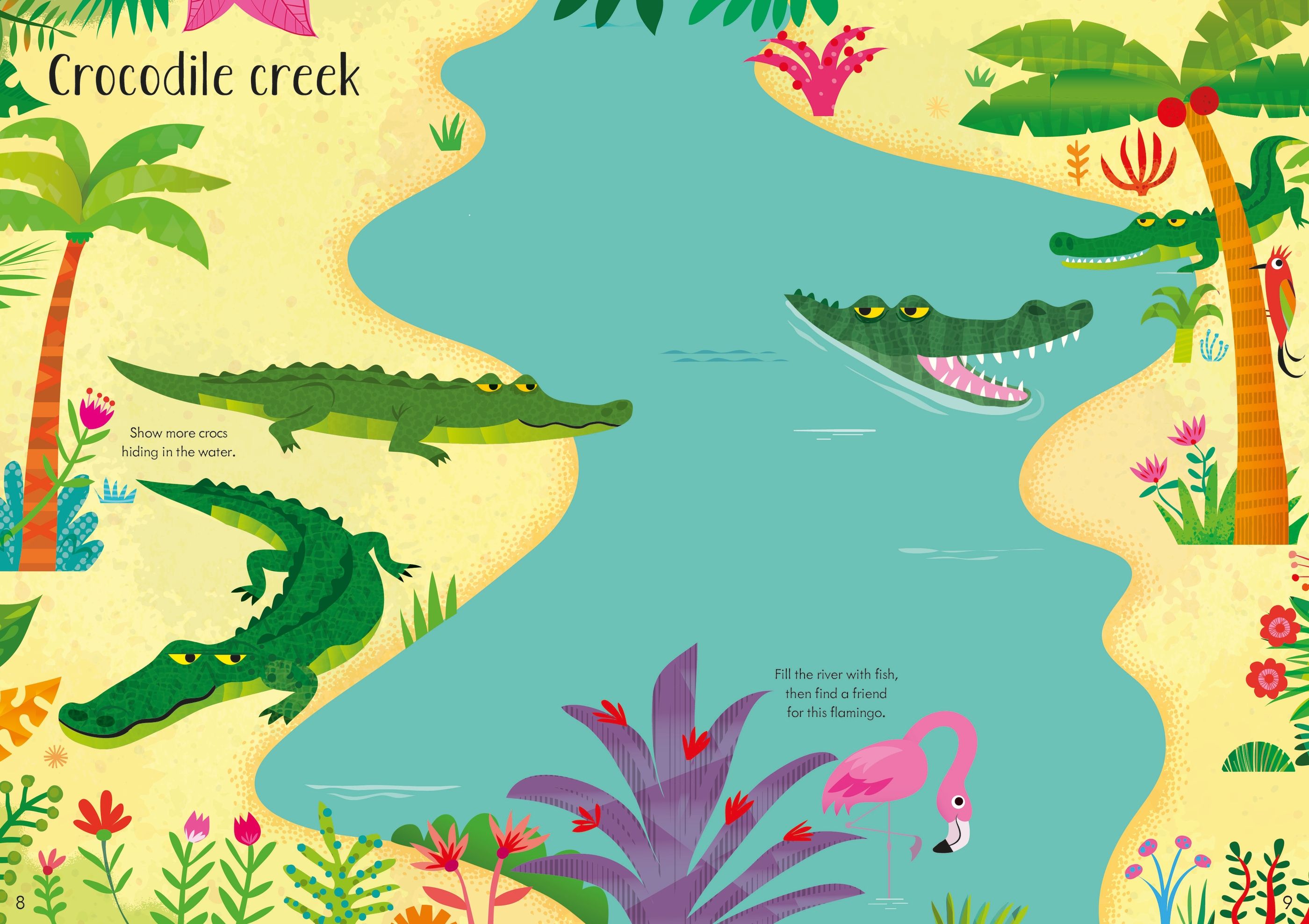 Usborne Little First Stickers: Jungle
