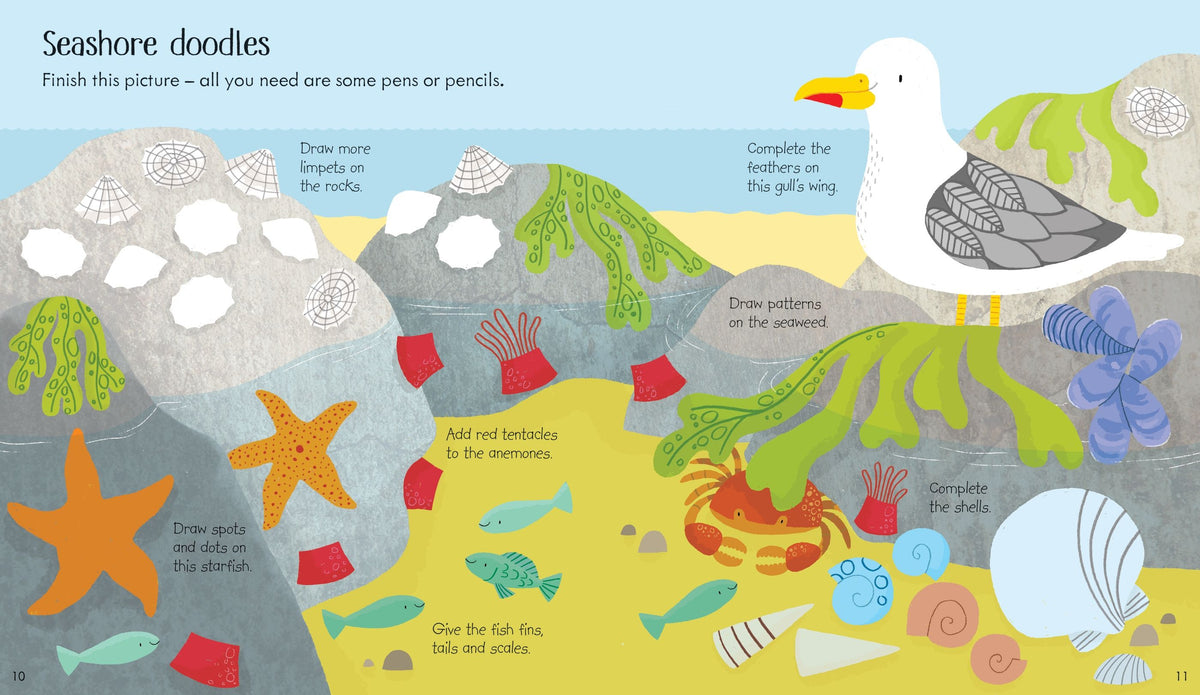 Usborne Little Childrens Holiday Activity Book
