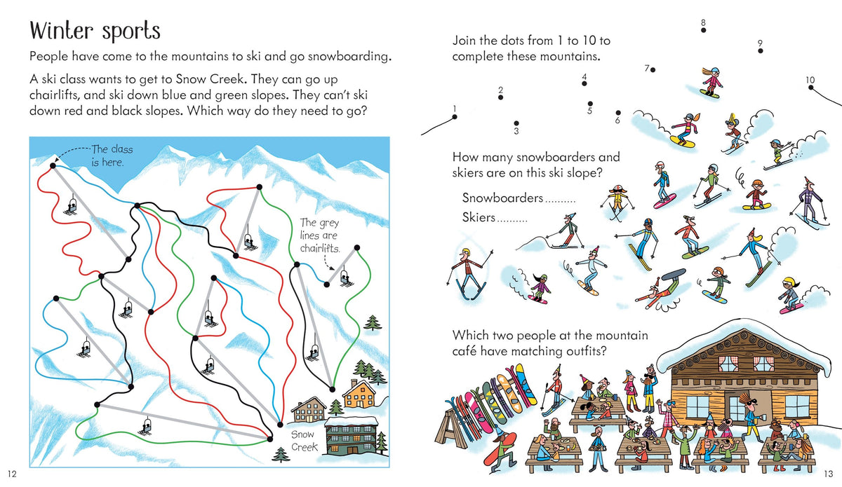 Usborne Little Childrens Holiday Activity Book